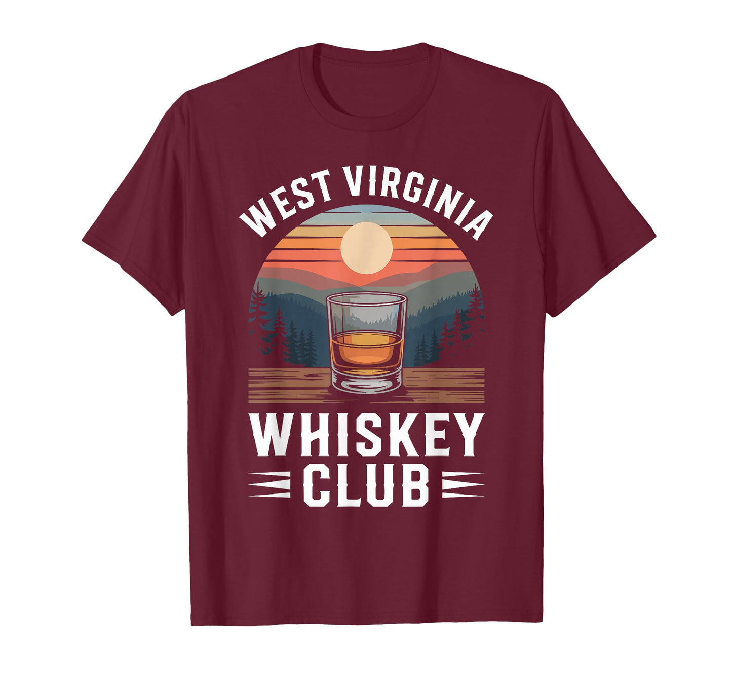 Virginia Whiskey Club Sunset Bourbon T-Shirt