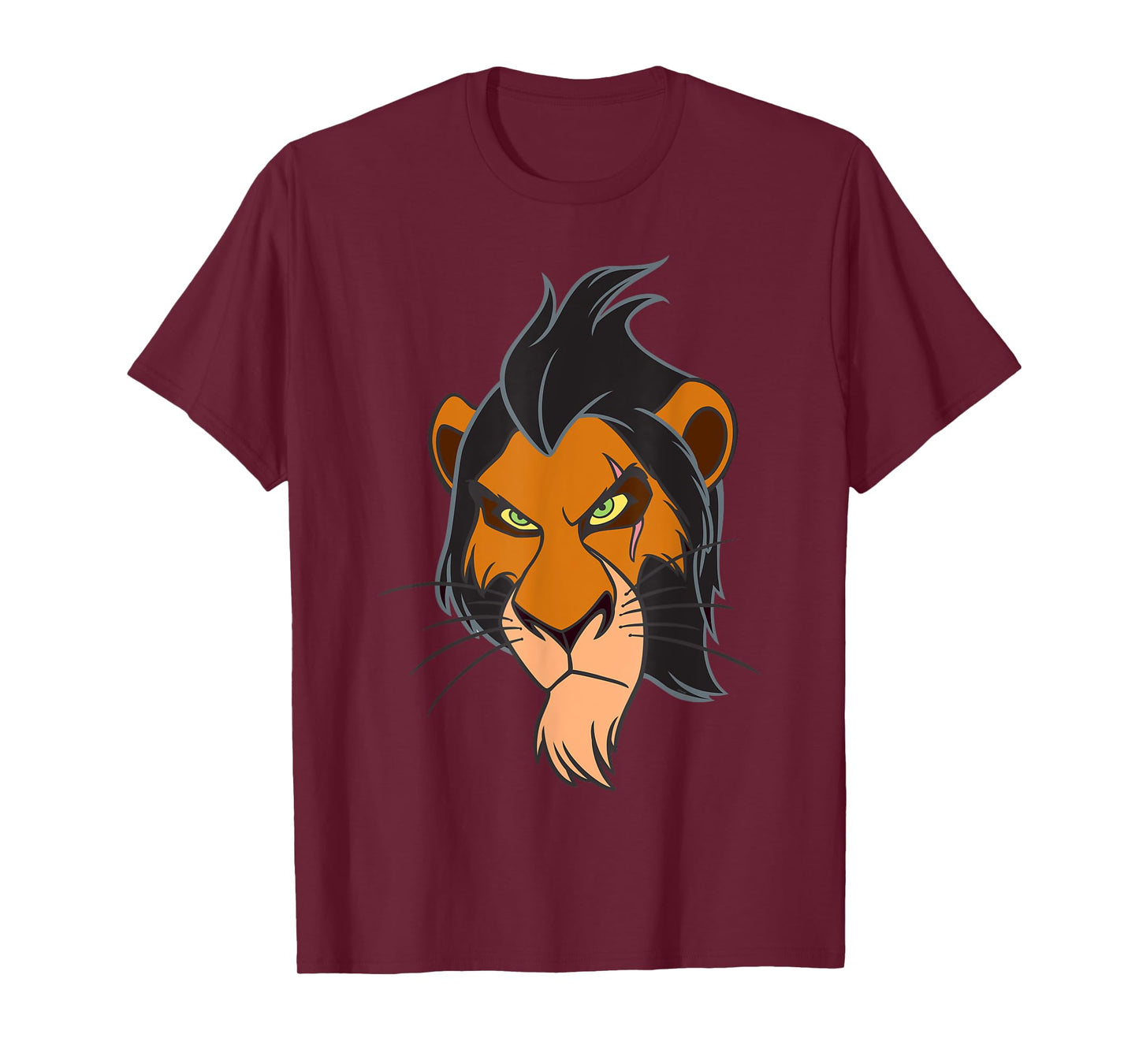 Disney Villains Scar from The Lion King Big Face Costume T-Shirt