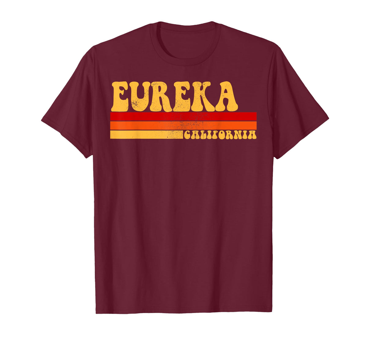 EUREKA California City Vintage Roots Retro Design 70s 80s T-Shirt