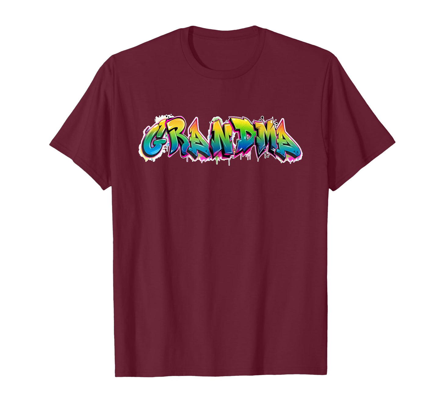 Airbrush Graffiti Grandma Grandma Street Artist T-Shirt