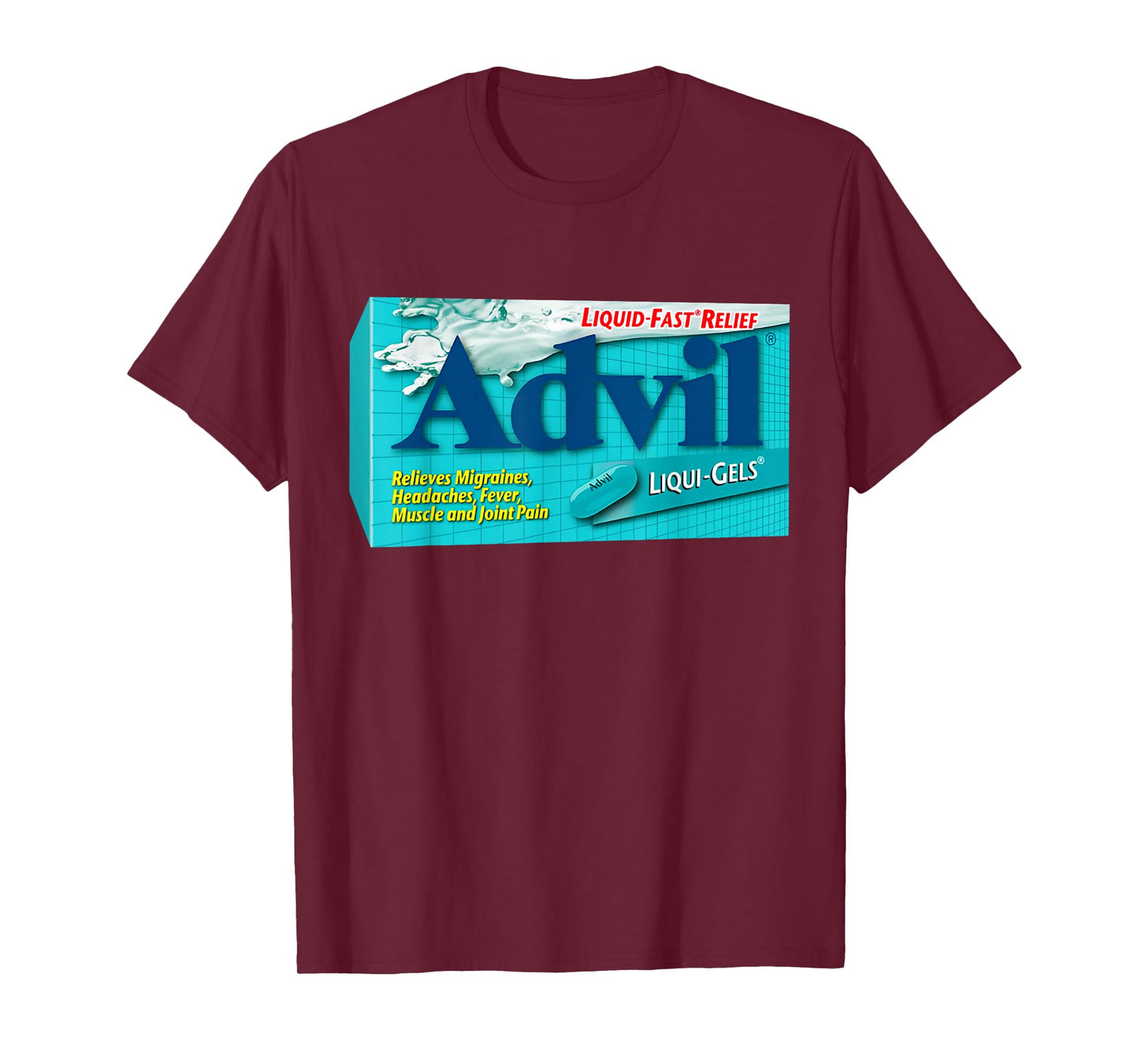 Advil Liquid Gels Funny Nurse Pharmacy Halloween Costume T-Shirt