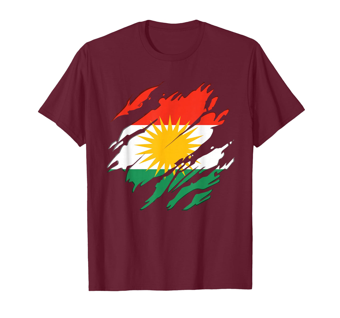Her Biji Kurdistan National Flag Kurdish T-Shirt