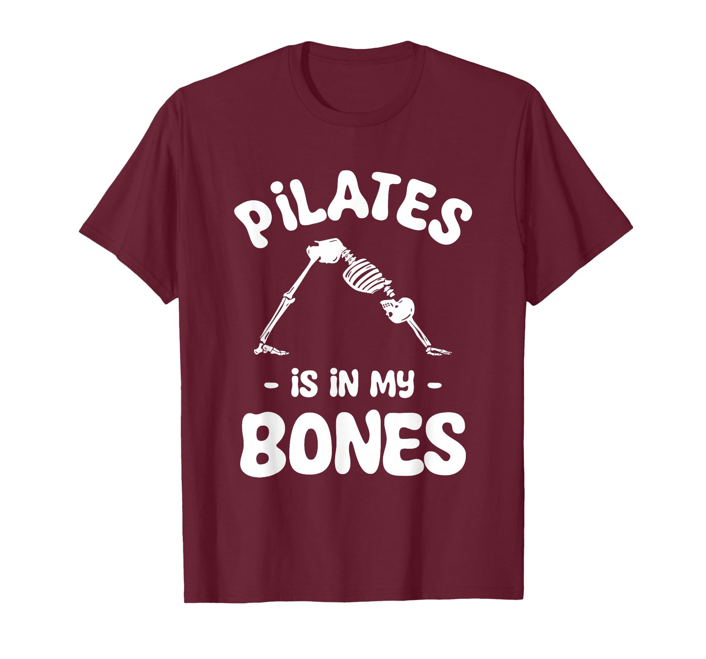 Pilates Is In My Bones Meditation Halloween T-Shirt