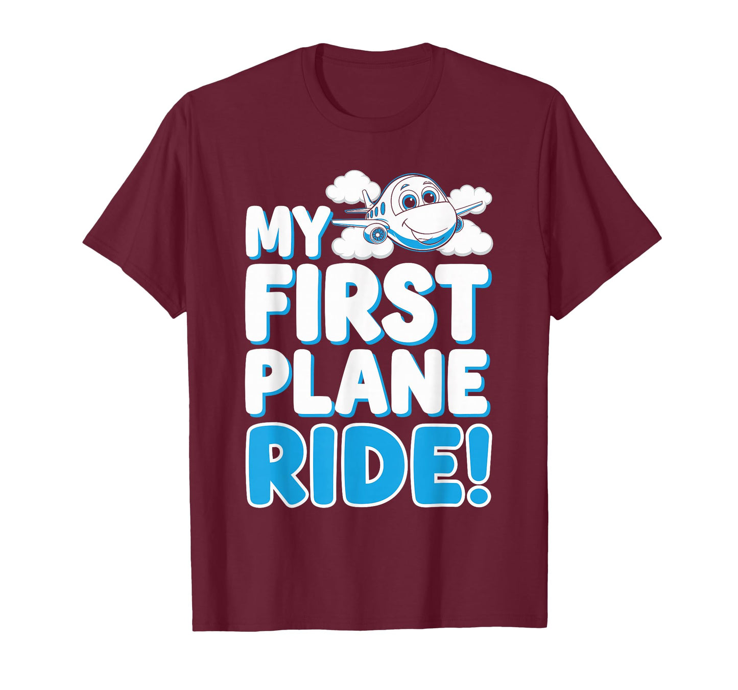 My First Plane Ride First Time Flying Adventure T-Shirt