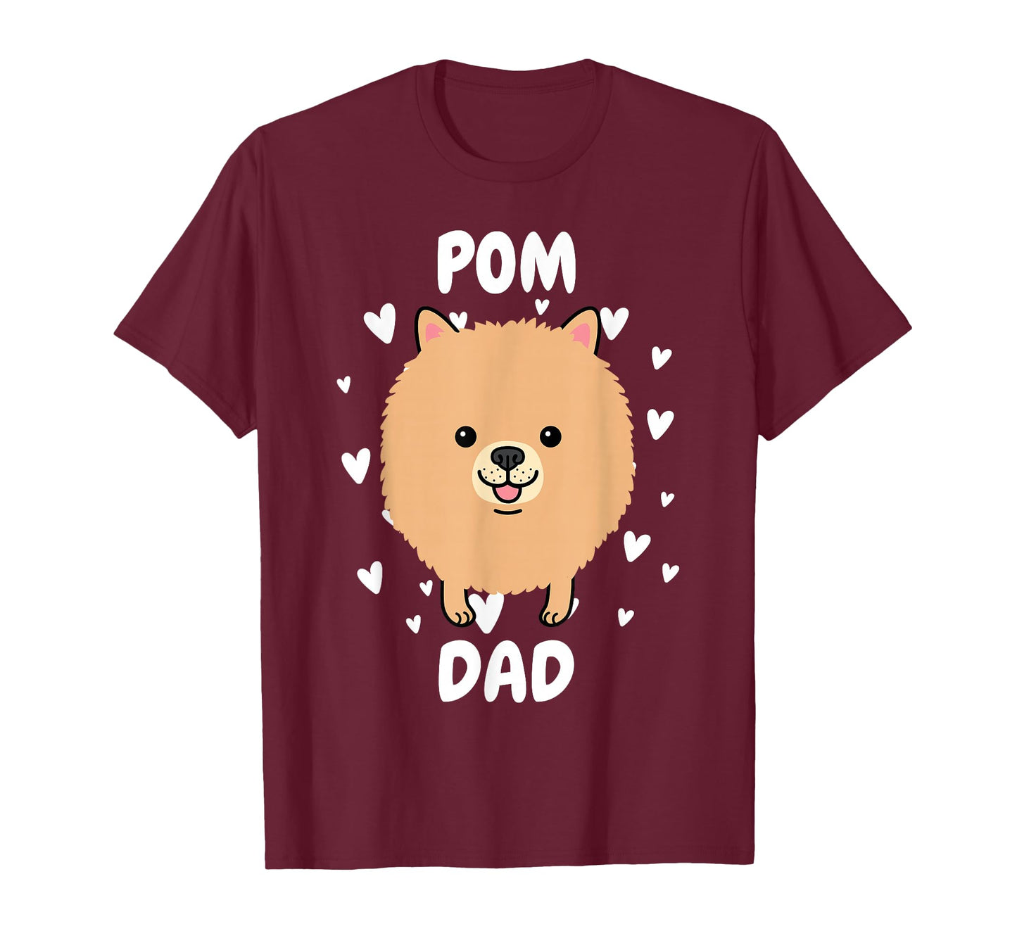 Zwergspitz Dad Father for Father's Day Dad Dad T-Shirt