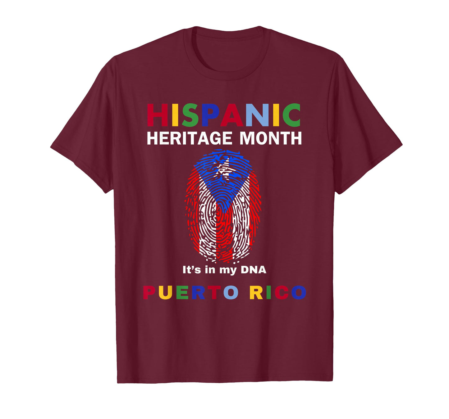 Puerto Rico. Its in my DNA. Puerto Rico. Hispanic Heritage. T-Shirt