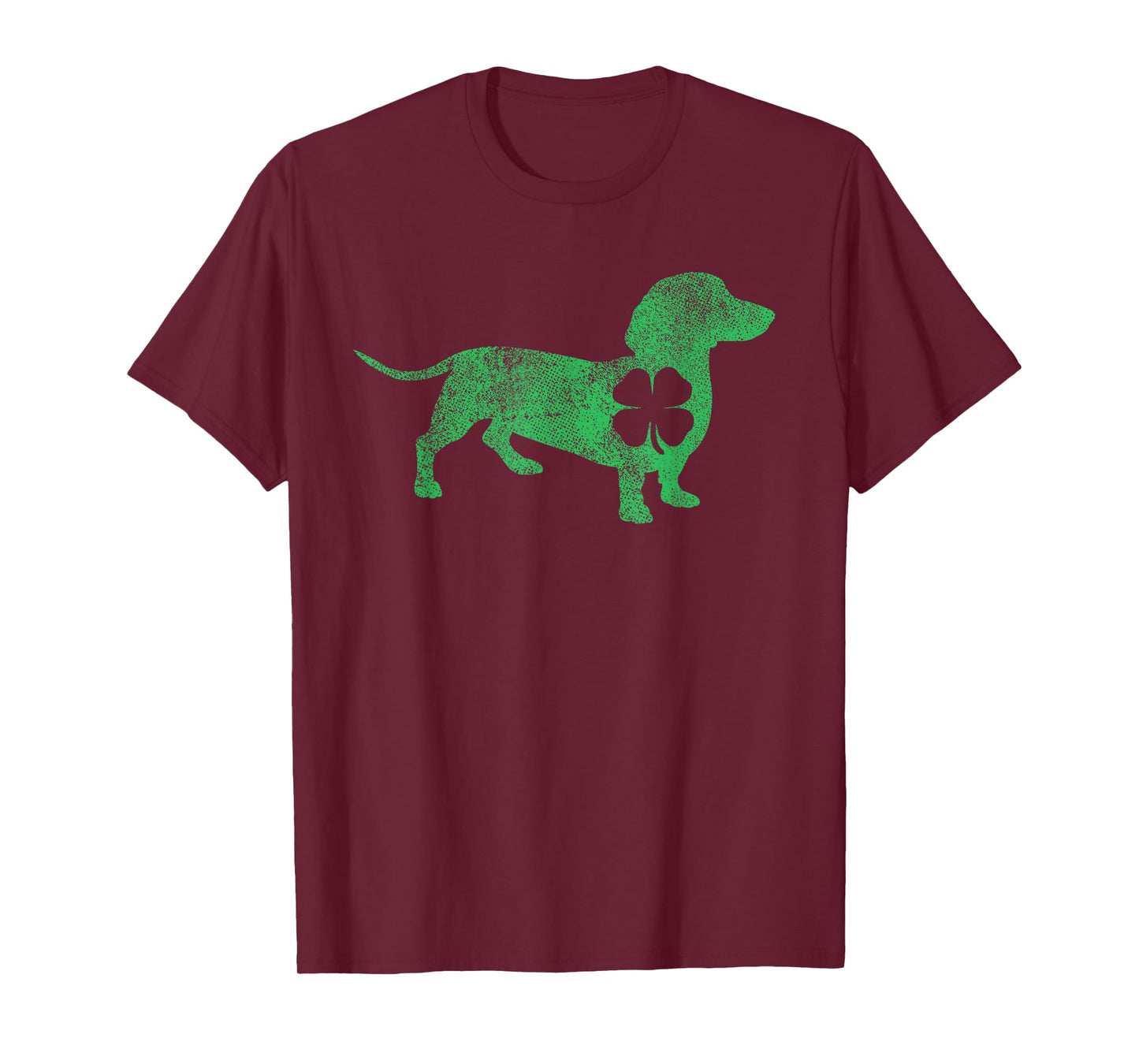 Dachshund Dog Shamrock St. Patrick's Day Saint Paddy's Irish Men Women Kids T-Shirt