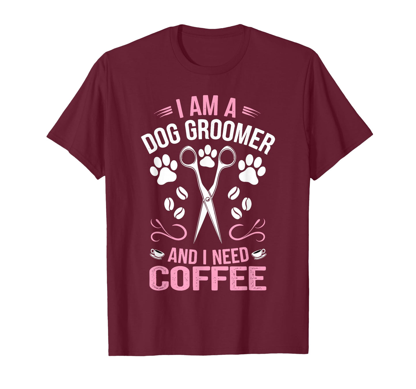 Cool Dog Groomer Art for Men Women Dog Grooming Pet Groomer T-Shirt