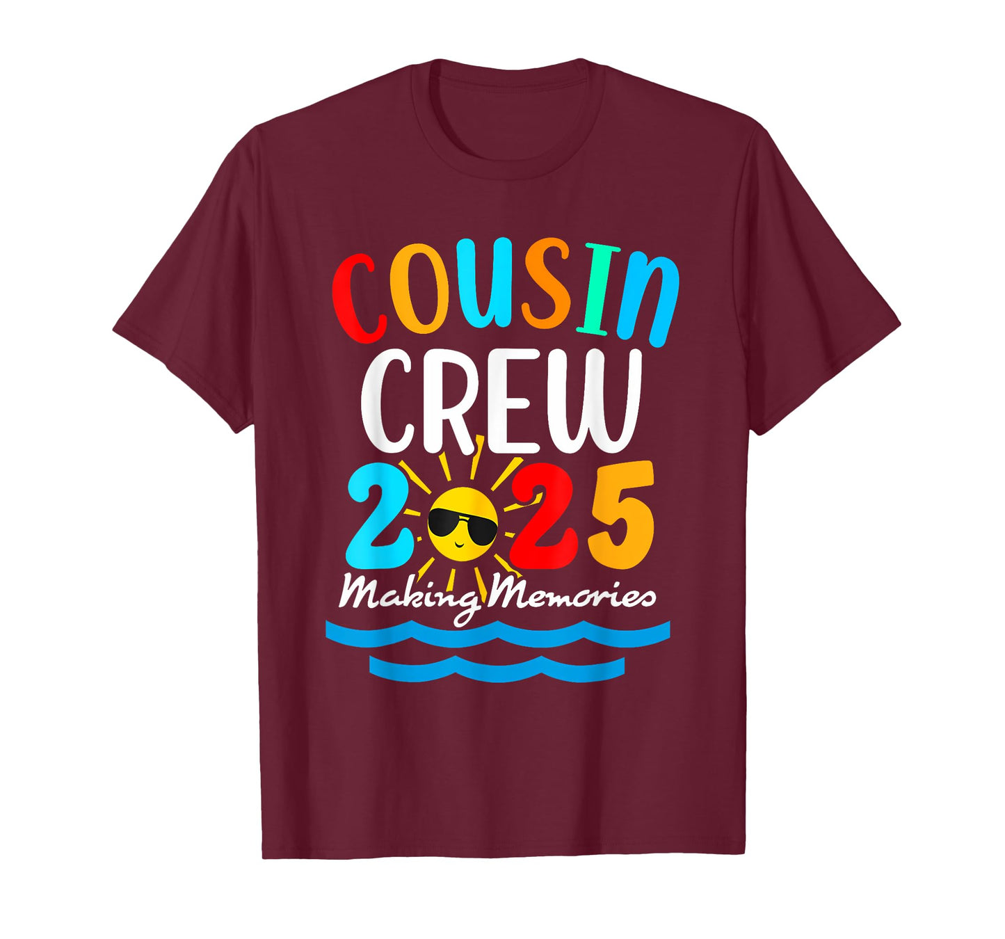 Cousin crew 2025 Summer Vacation Beach Family Trips Matching T-Shirt