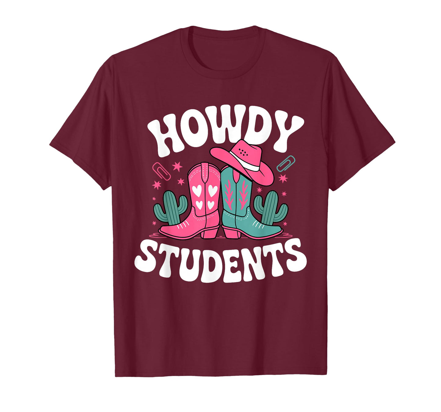 Howdy Student Western Cowgirls Teacher Back To School T-Shirt