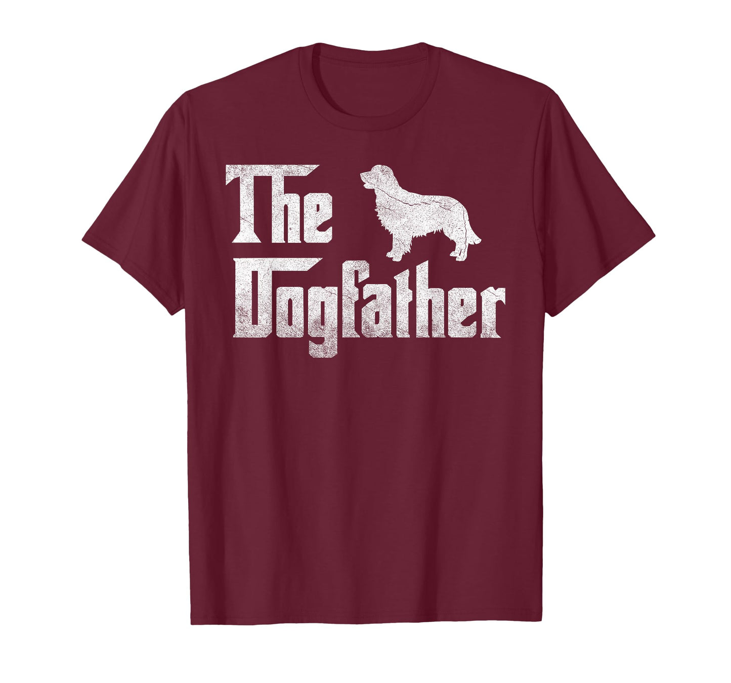 Golden Retriever The Dogfather T-Shirt Father Dog Lover Gift Men T-Shirt