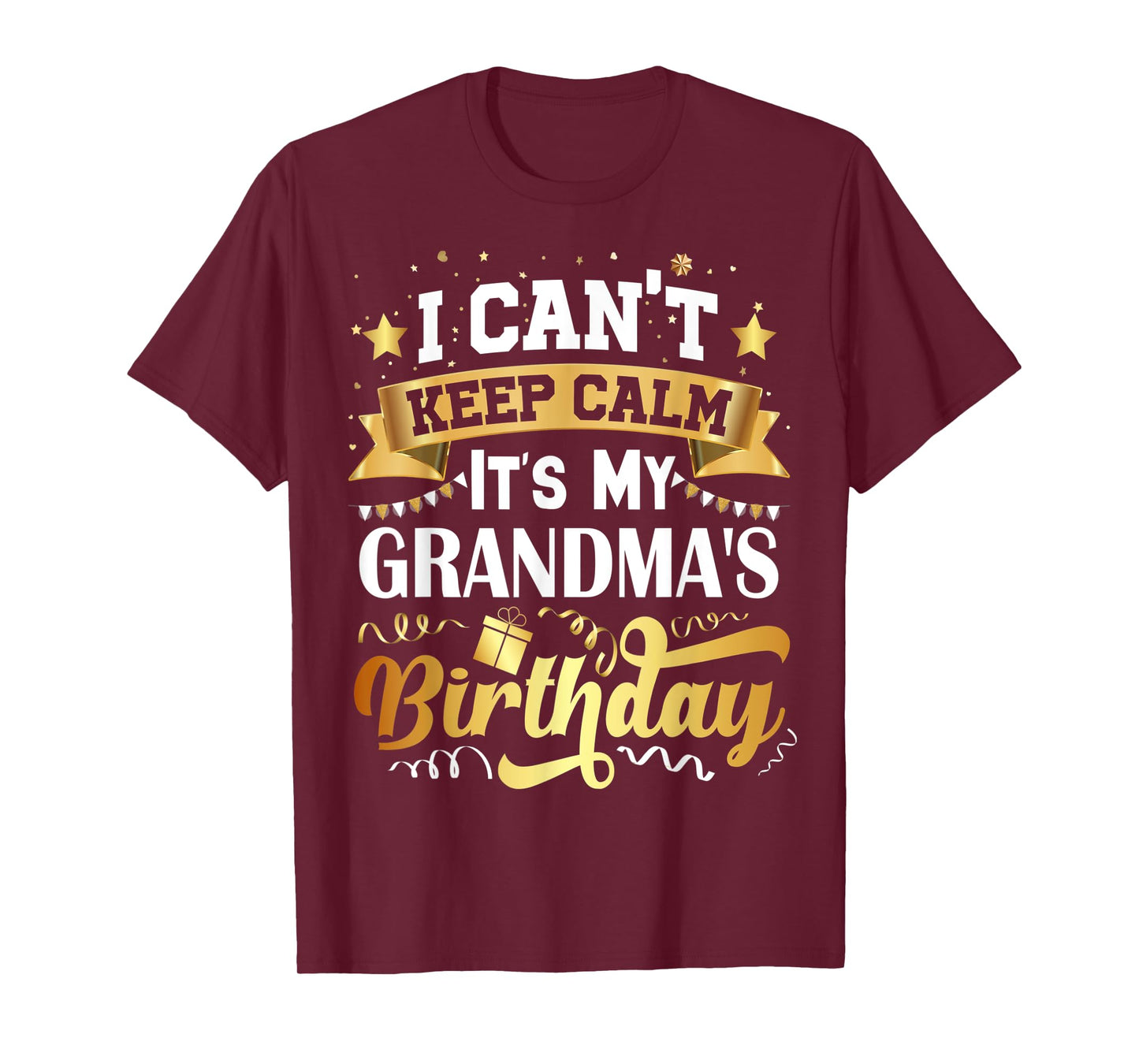 Grandma Birthday Tshirt Party Gift Idea Family Bday T-Shirt