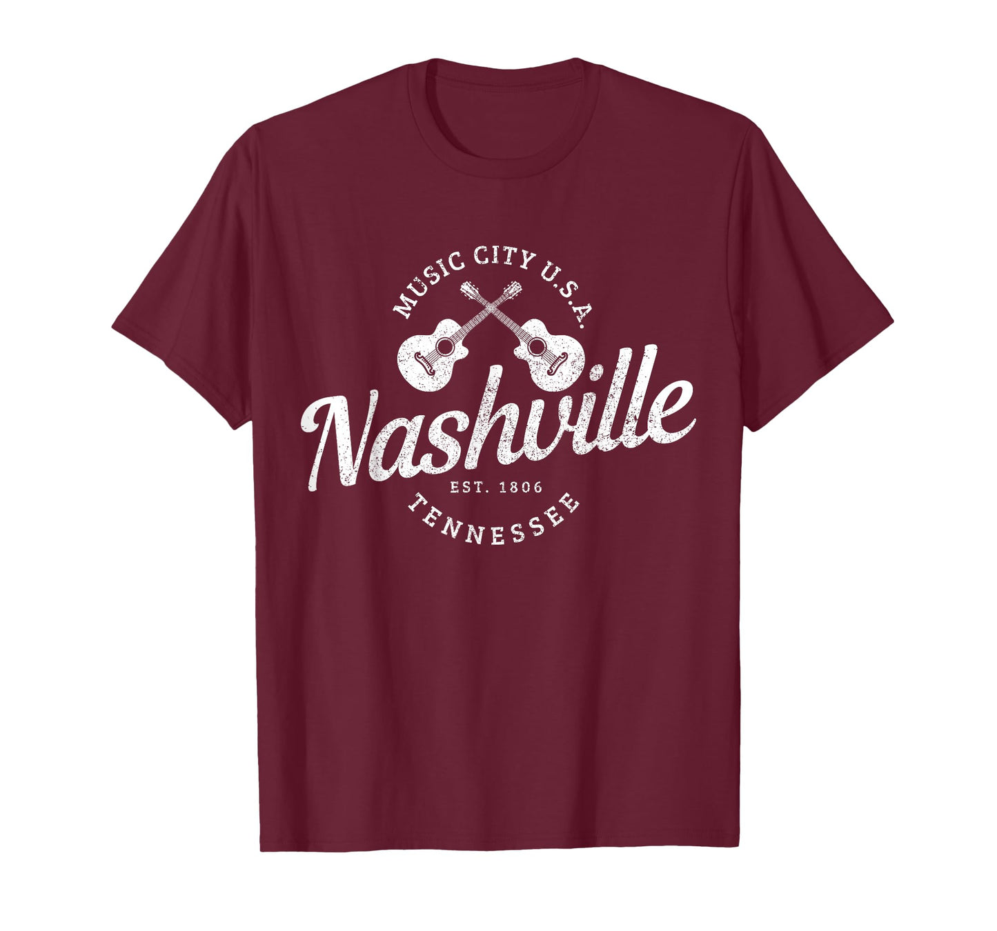 Nashville Tennessee USA Country Music Music City Souvenir T-Shirt