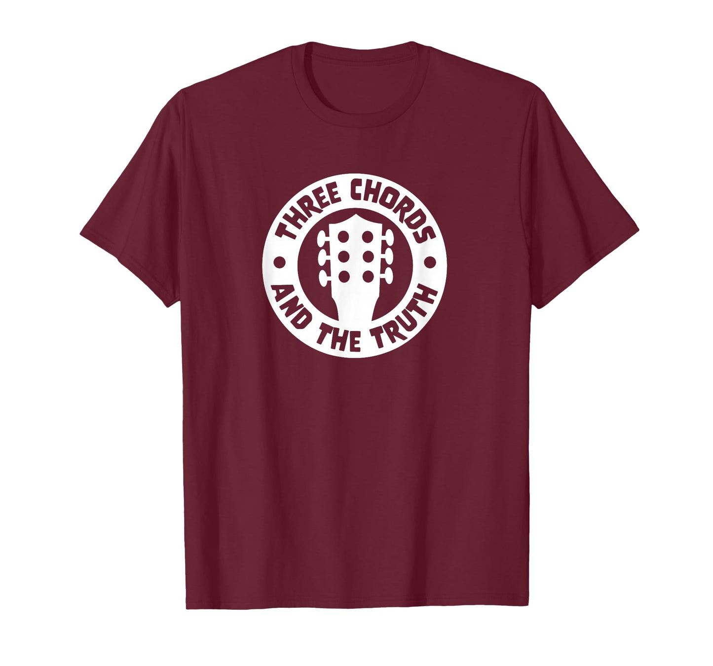 Three Chords & The Truth Country Folk Music Acoustic Guitar T-Shirt