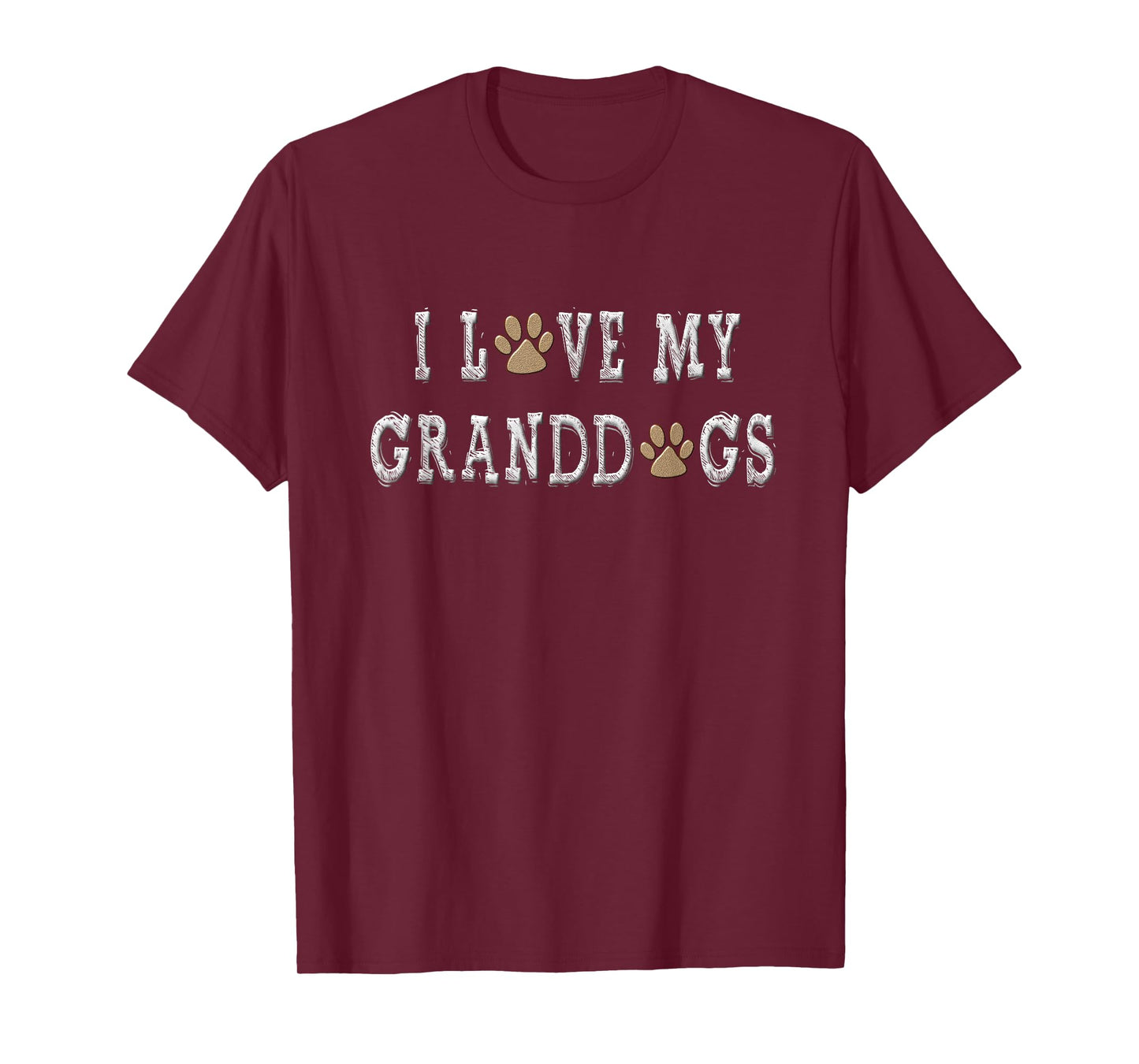 I Love My Granddogs Shirt Dog Grandpa Shirt Dog Grandma Gift T-Shirt for Men Women