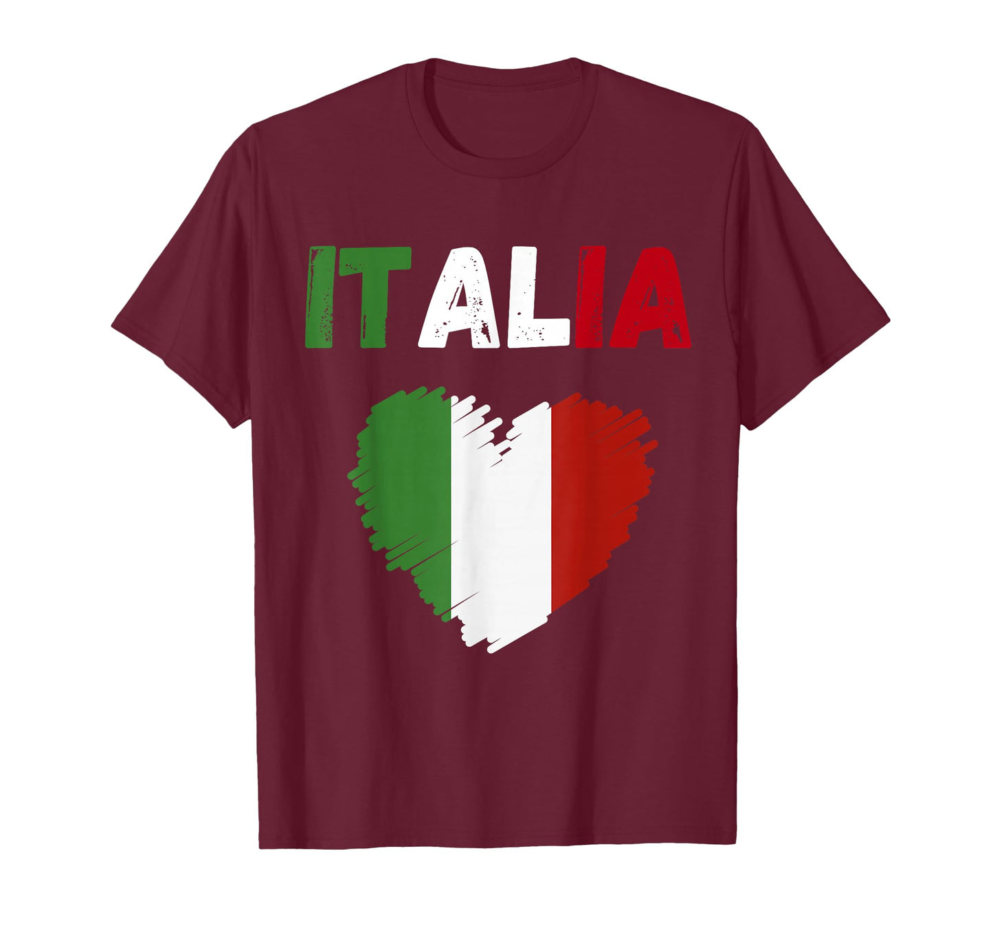 Italy Flag Holiday Italy Heart Italian Flag T-Shirt