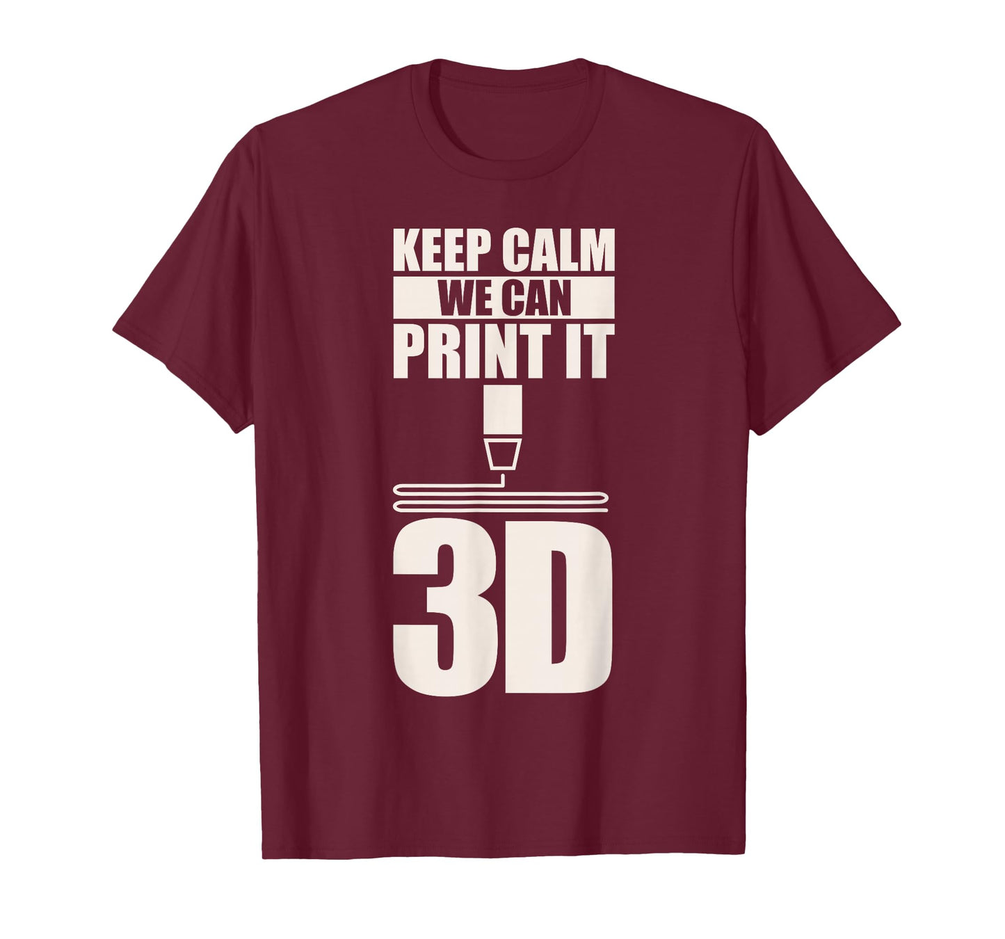 Best 3D Printing Art for Men Women 3D Printer 3D Printing T-Shirt