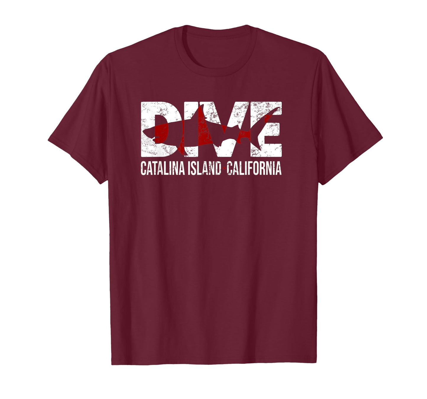 DIVE Catalina Island California SCUBA DIVING Diver T-Shirt