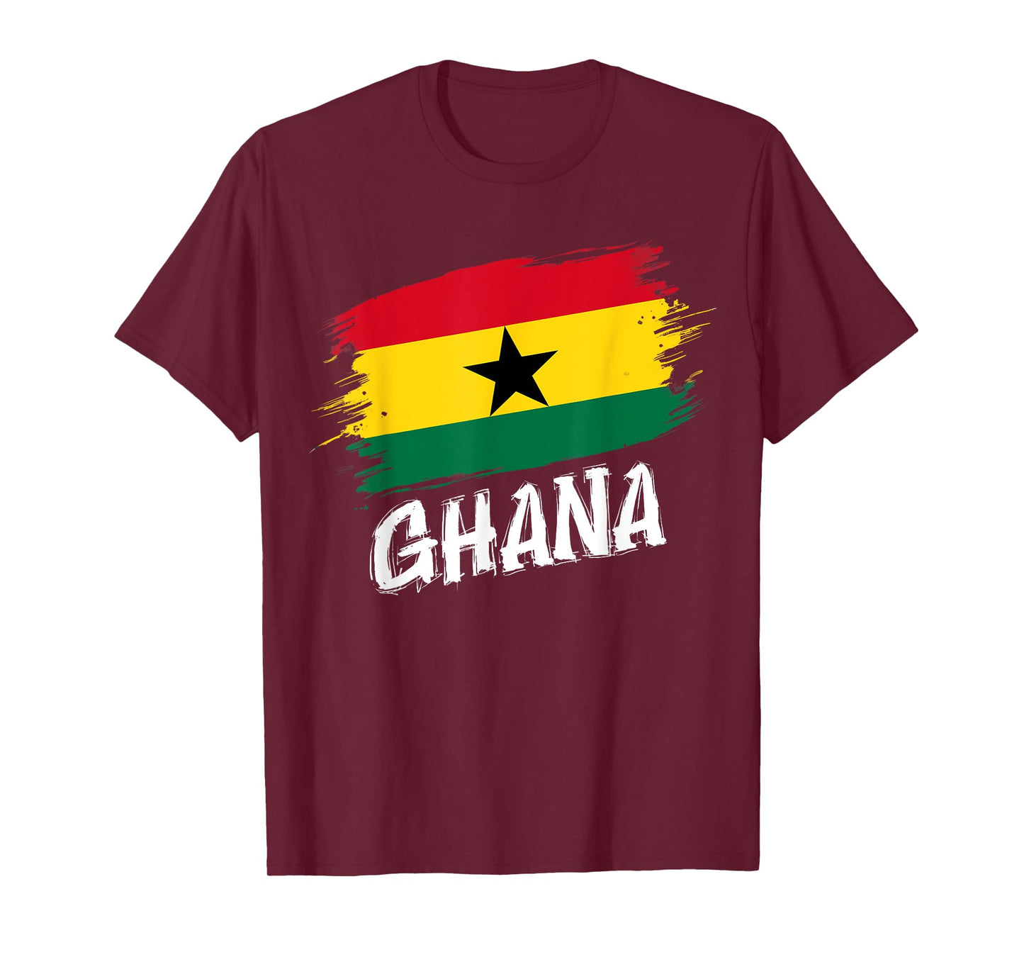 Patriotic Retro Ghanaian Flag Ghana T-Shirt