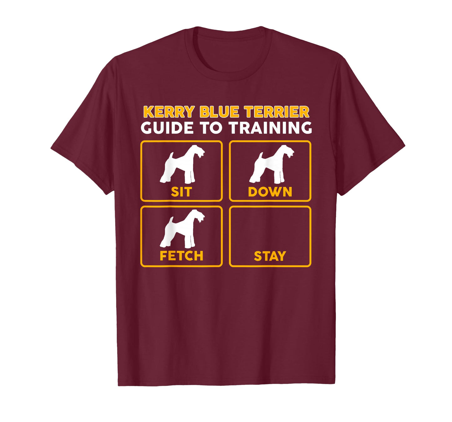 Kerry Blue Terrier T-Shirt | Funny Guide To Training T-Shirt