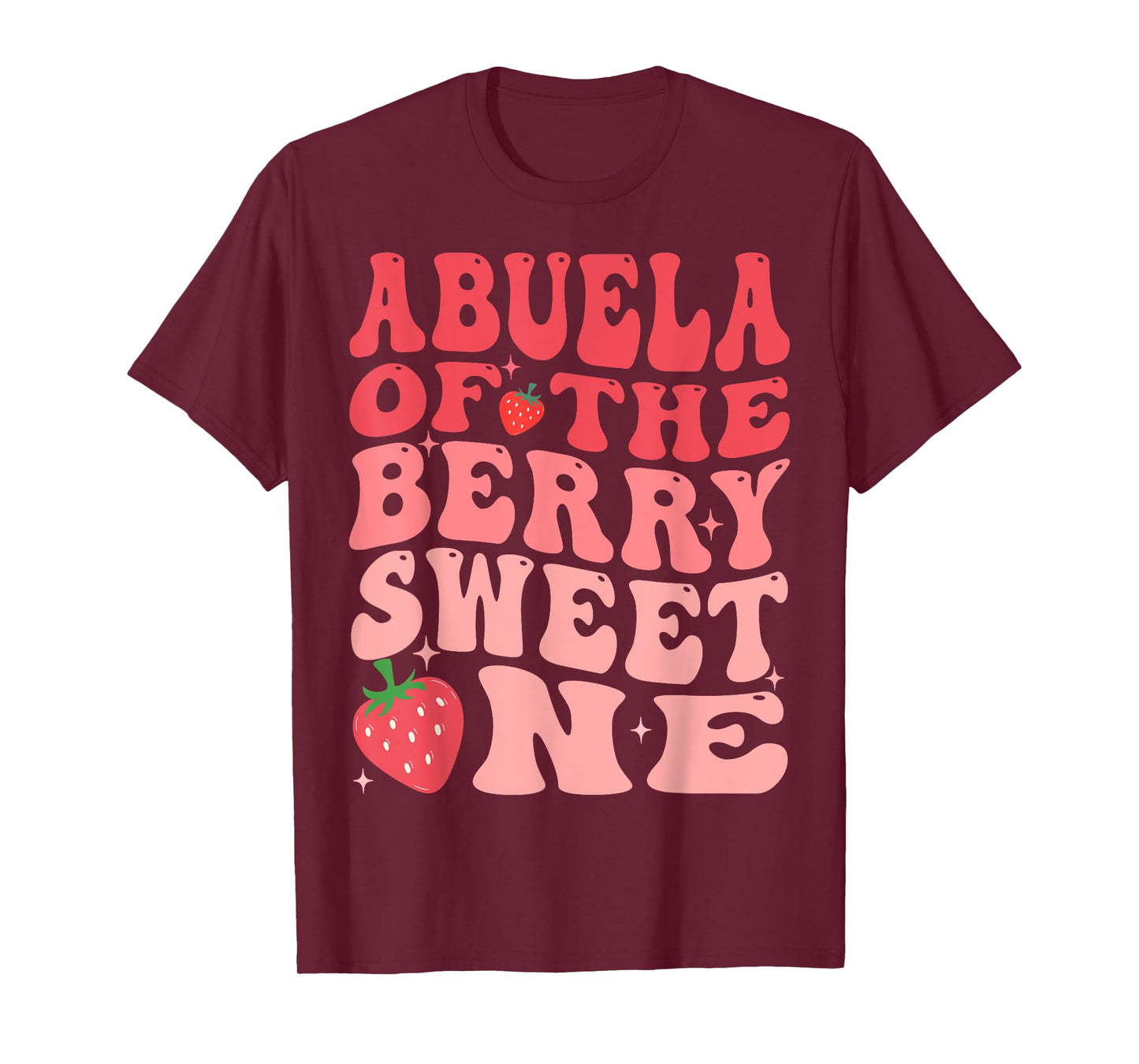 Abuela Of The Berry Sweet One 1st Birthday Strawberry T-Shirt