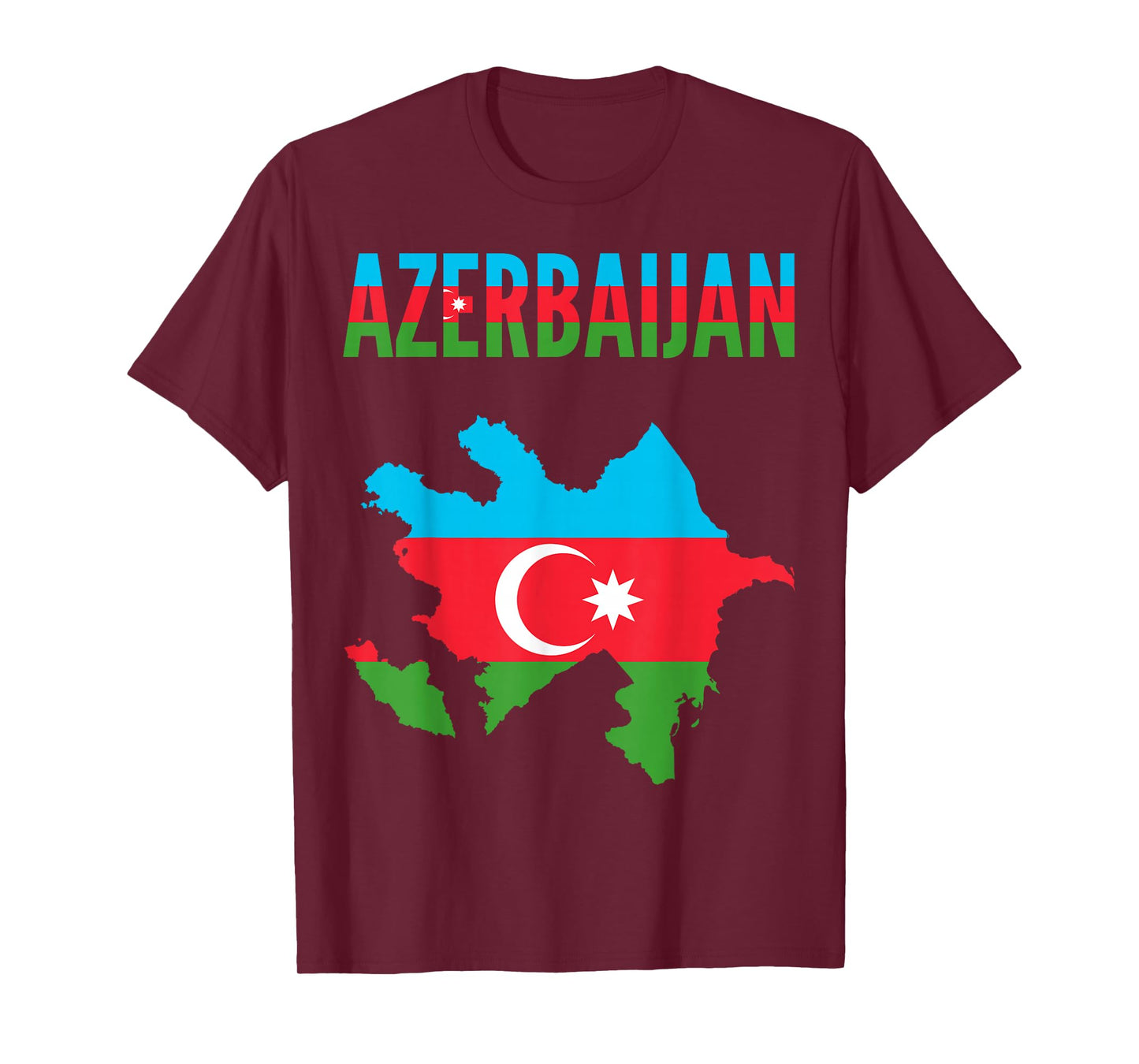 Azerbaijani - Azerbaijan Country Map Flag T-Shirt