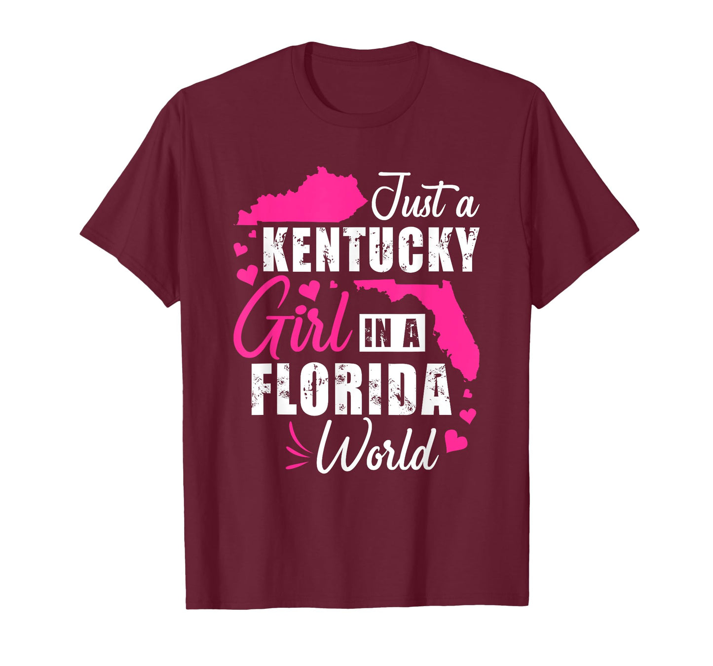 Kentucky Girl Living in Florida Southern Roots Transplant T-Shirt