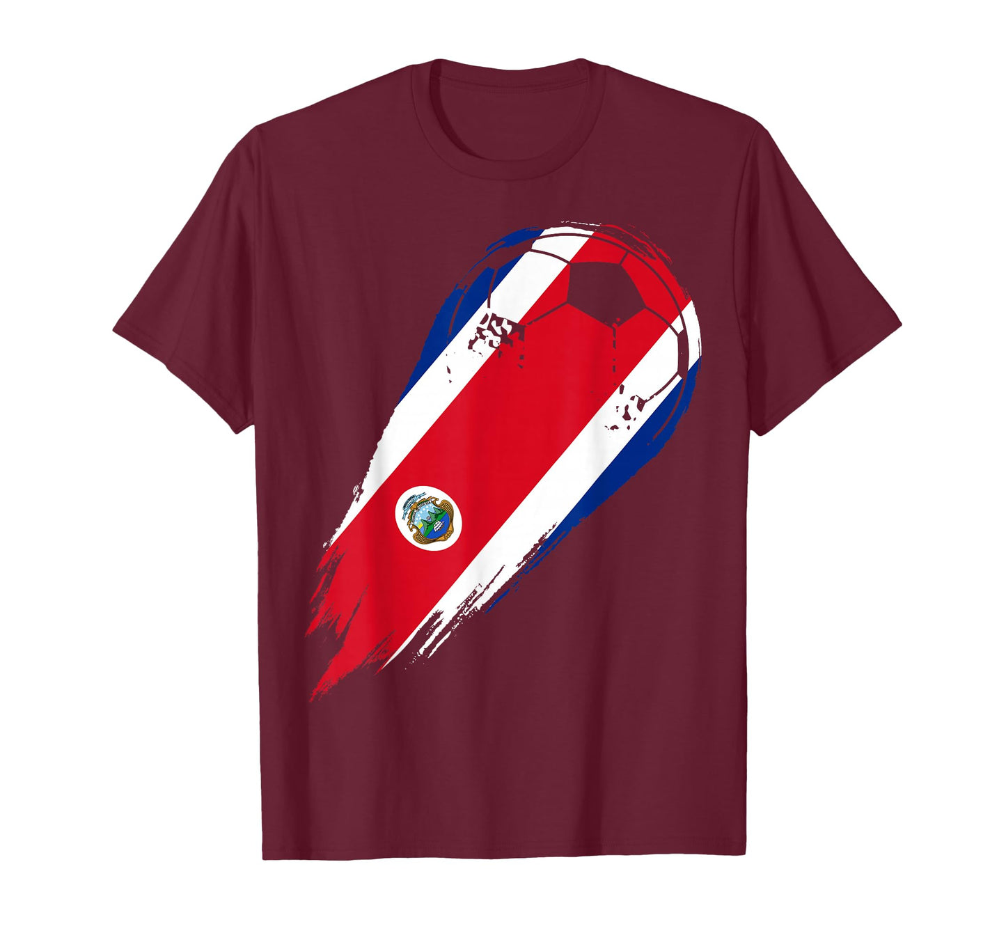 Soccer Country Flag of Costa Rica T-Shirt