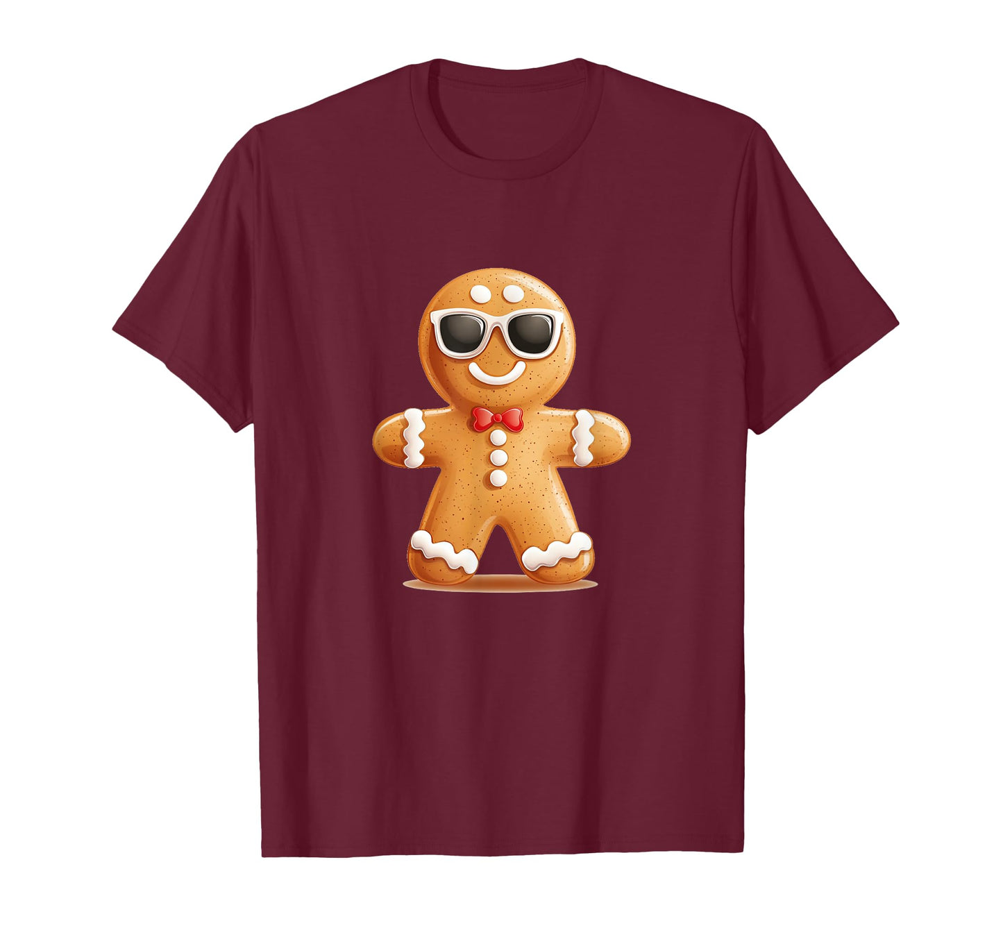 A Clever Gingerbread Man with a Cool Style for Boys & Girls T-Shirt