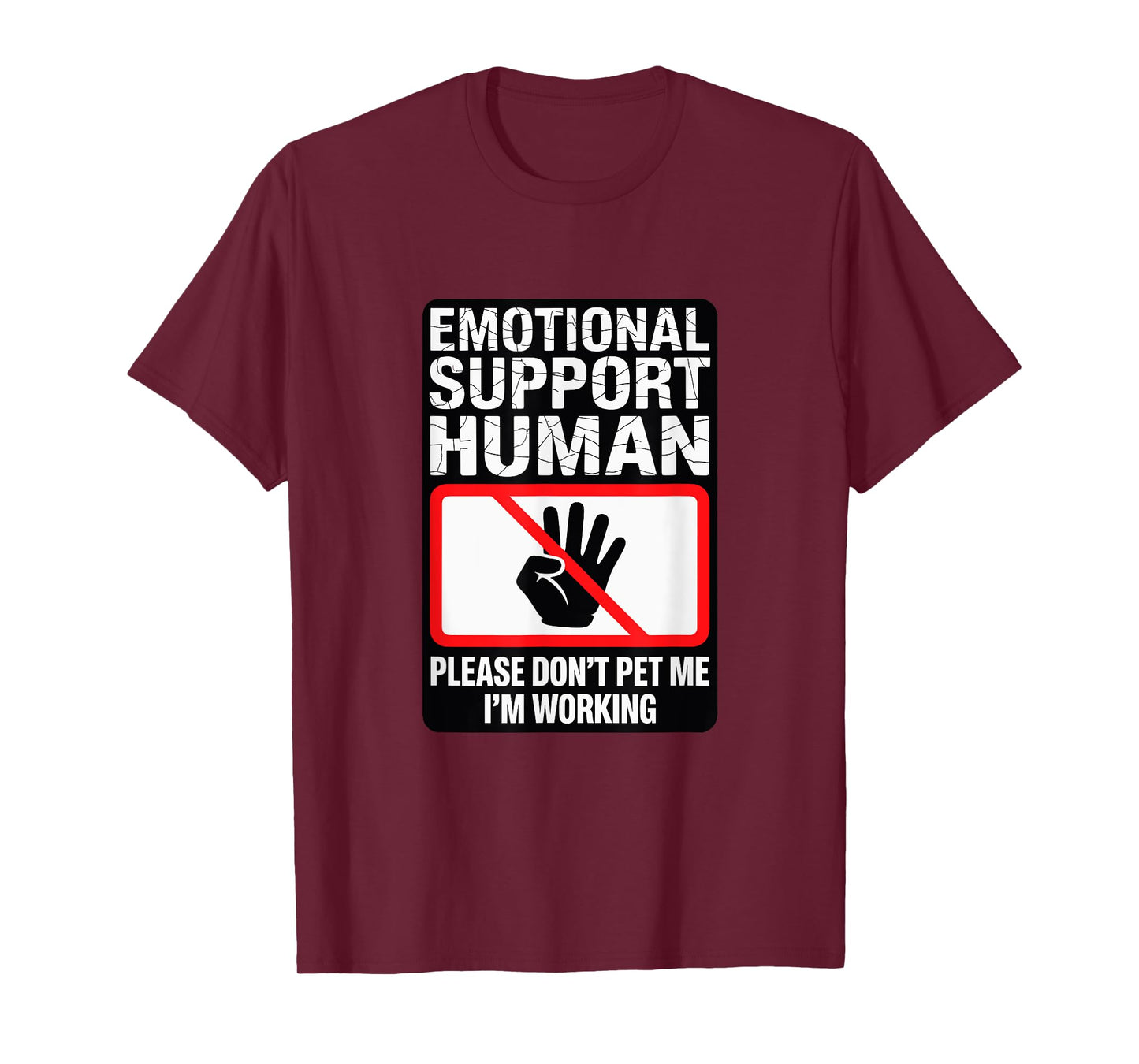 Emotional Support Please Don't Pet Lazy Halloween Costume T-Shirt