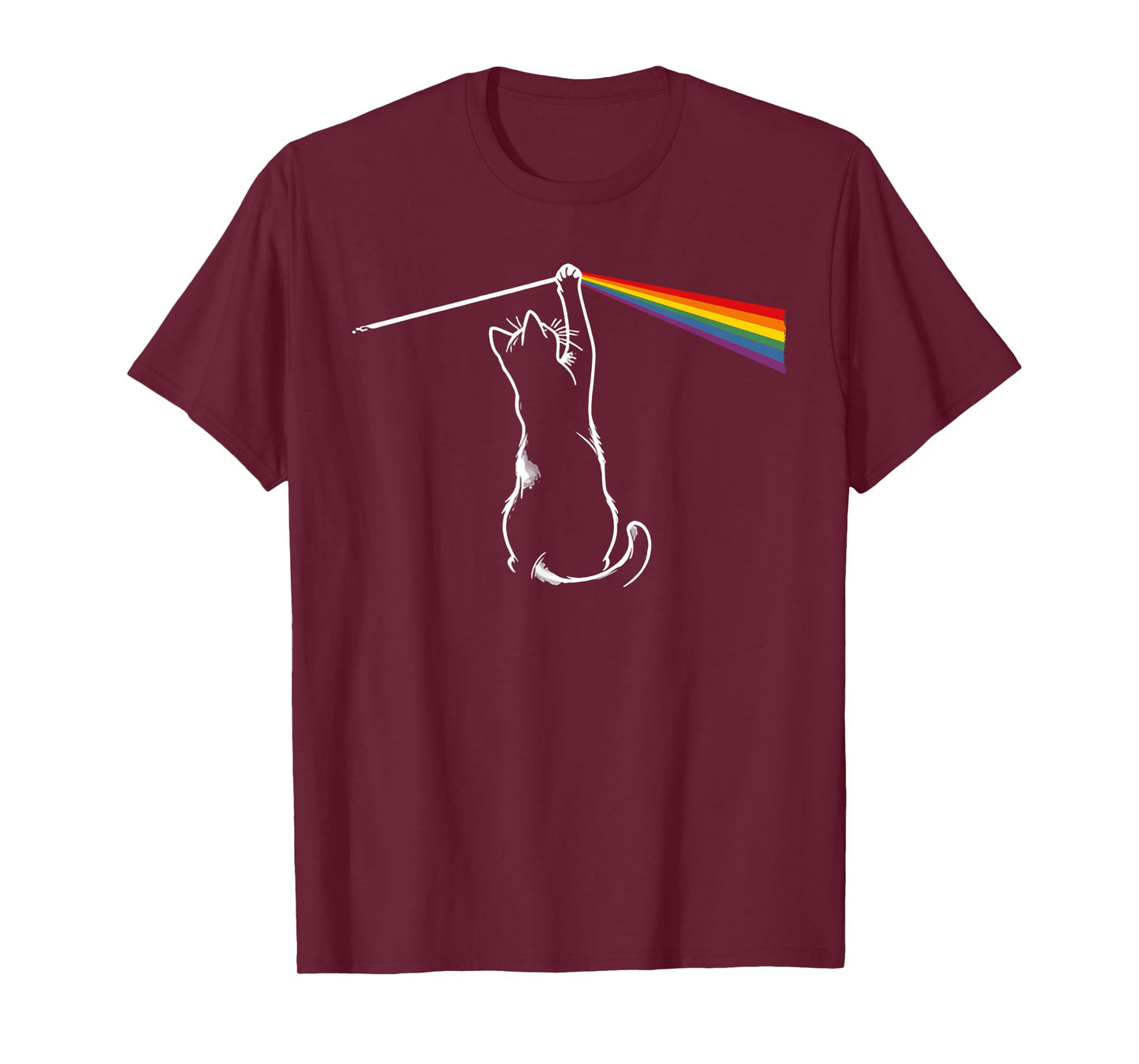 Cat Rock Music Funny Cat Colors T-Shirt