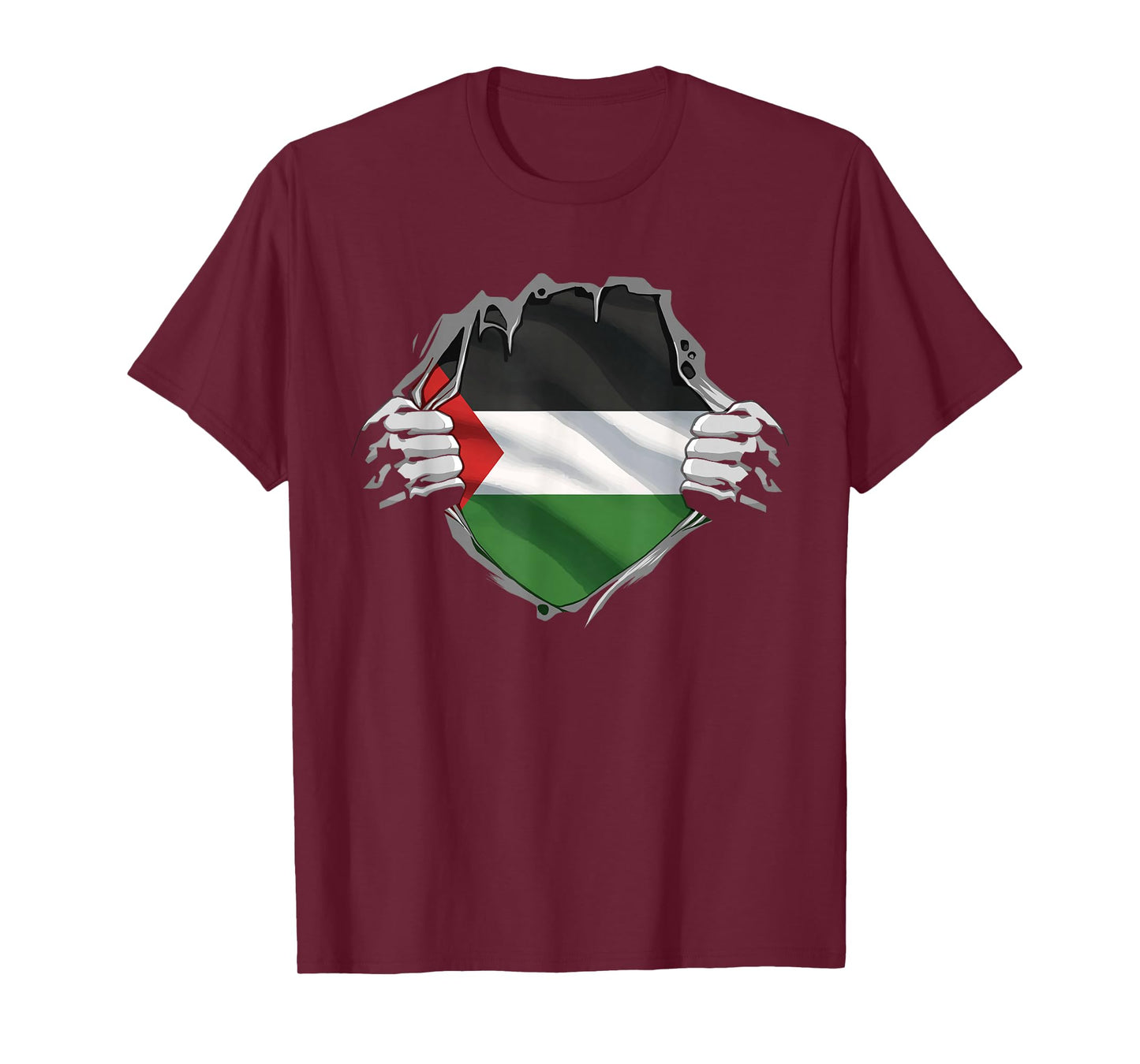 Palestine Shirt Palestinian Flag Arabic Roots Heritage DNA T-Shirt