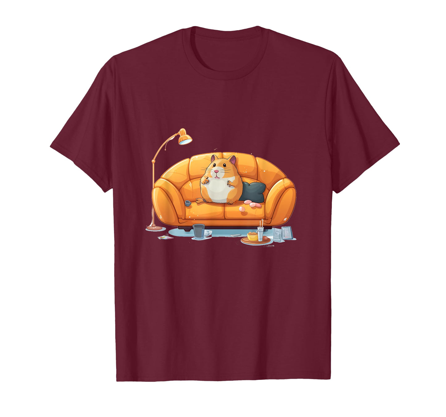 Funny couch hamster costume for boys and girls T-Shirt