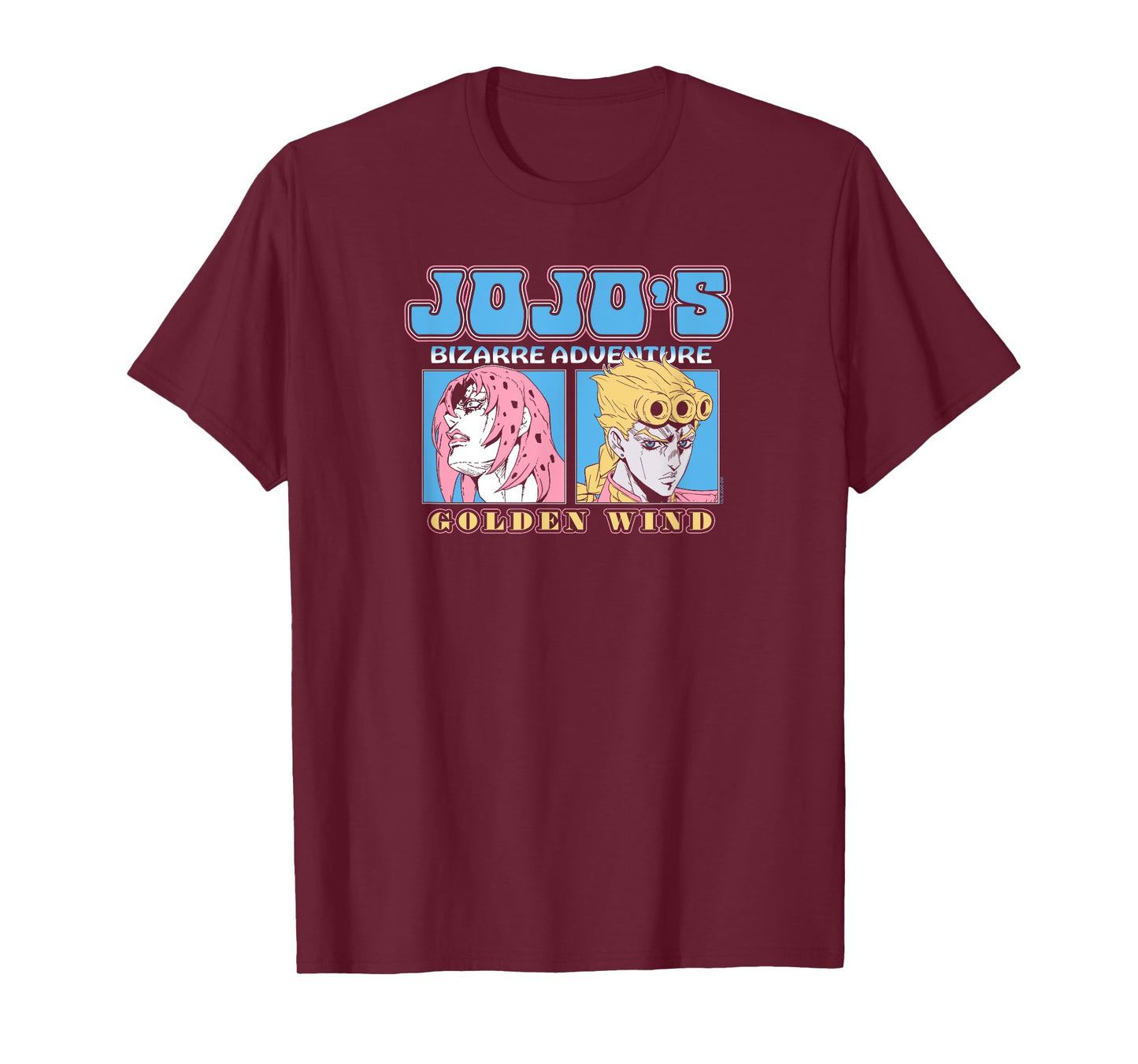 JoJo's Bizarre Adventure Diavolo and Giorno Retro Anime T-Shirt