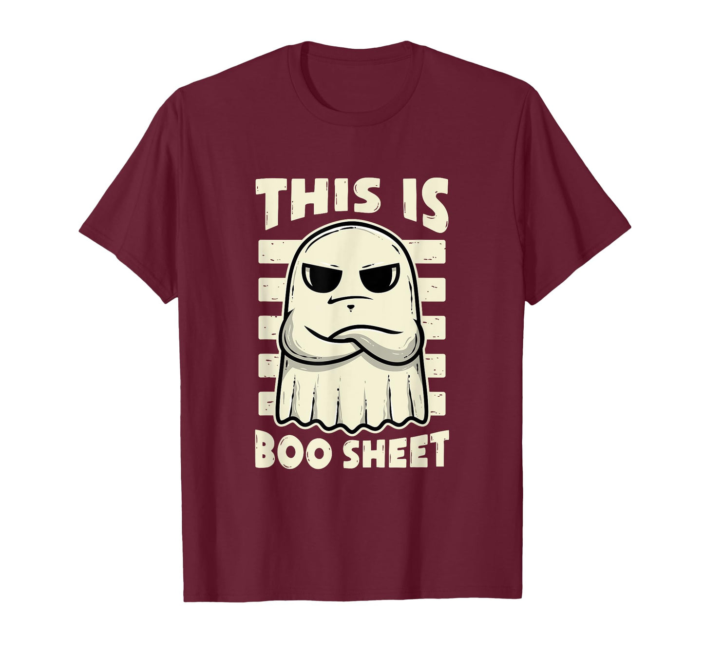 Funny Ghosts Pun This Is Boo Sheet T-Shirt