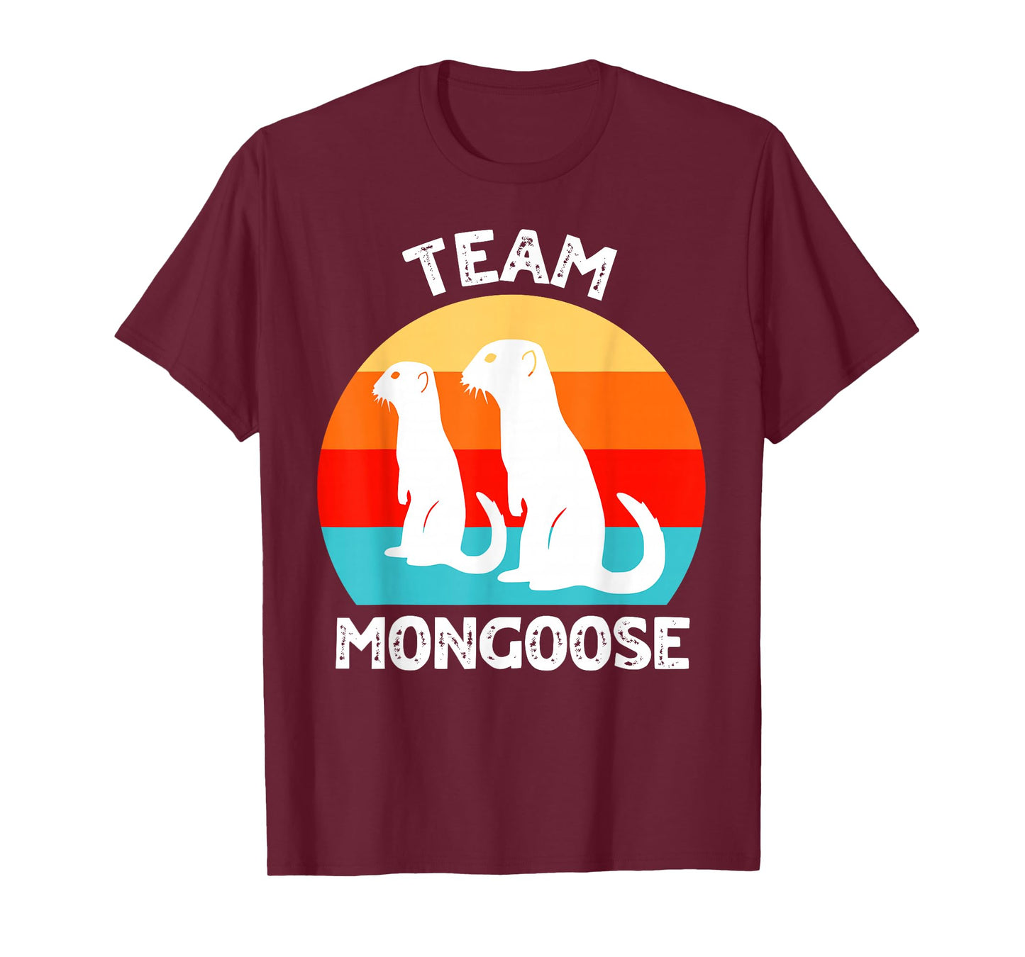 Funny Mongooses T-Shirt, Small, Black
