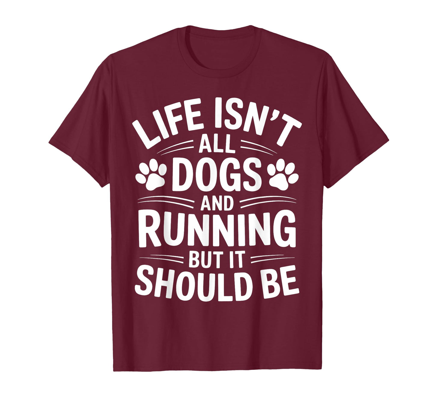 Dogs And Running Funny Runner Running T-Shirt