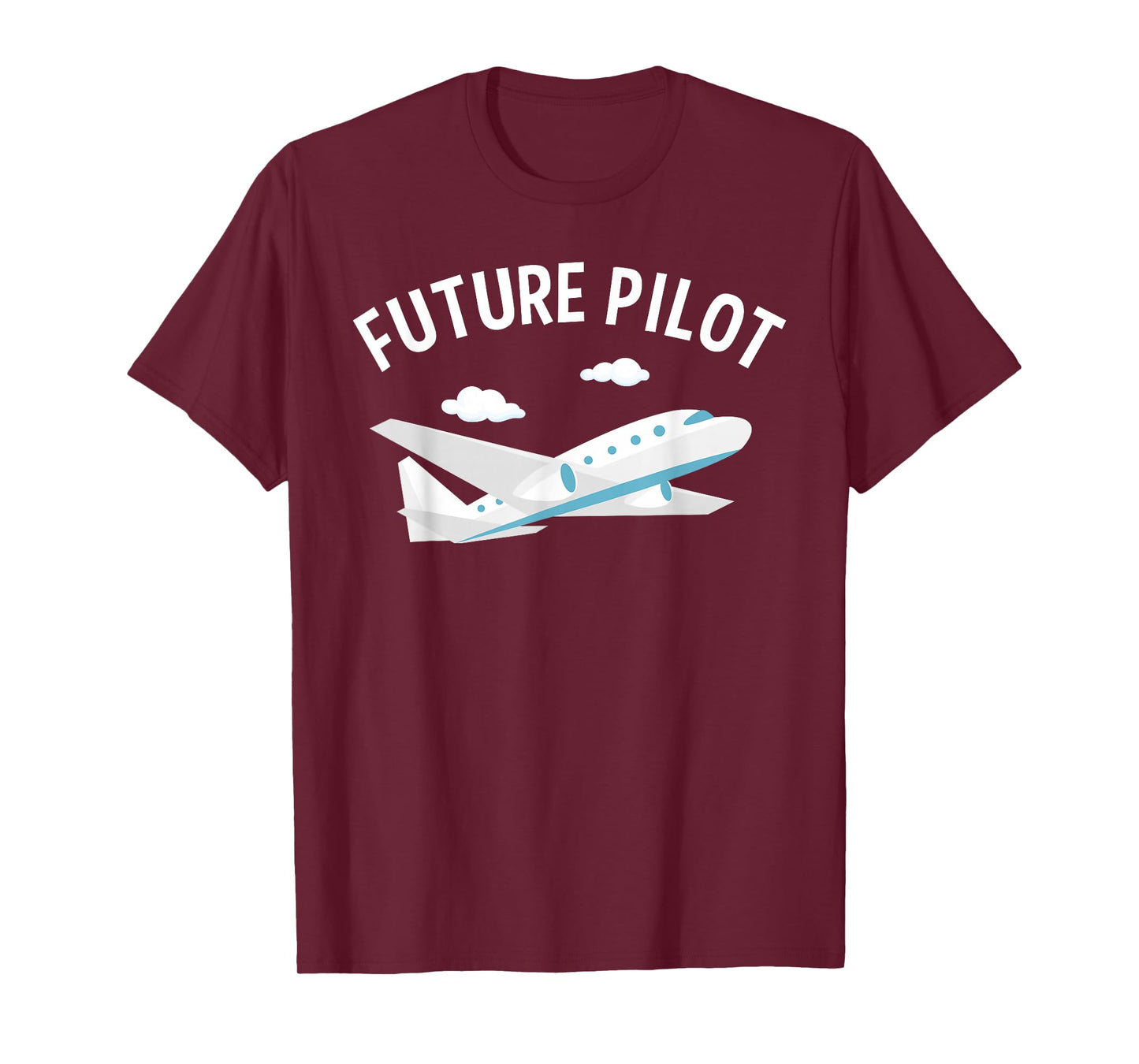 Funny Future Pilot Design For Kids Men Women Airplane Lovers T-Shirt