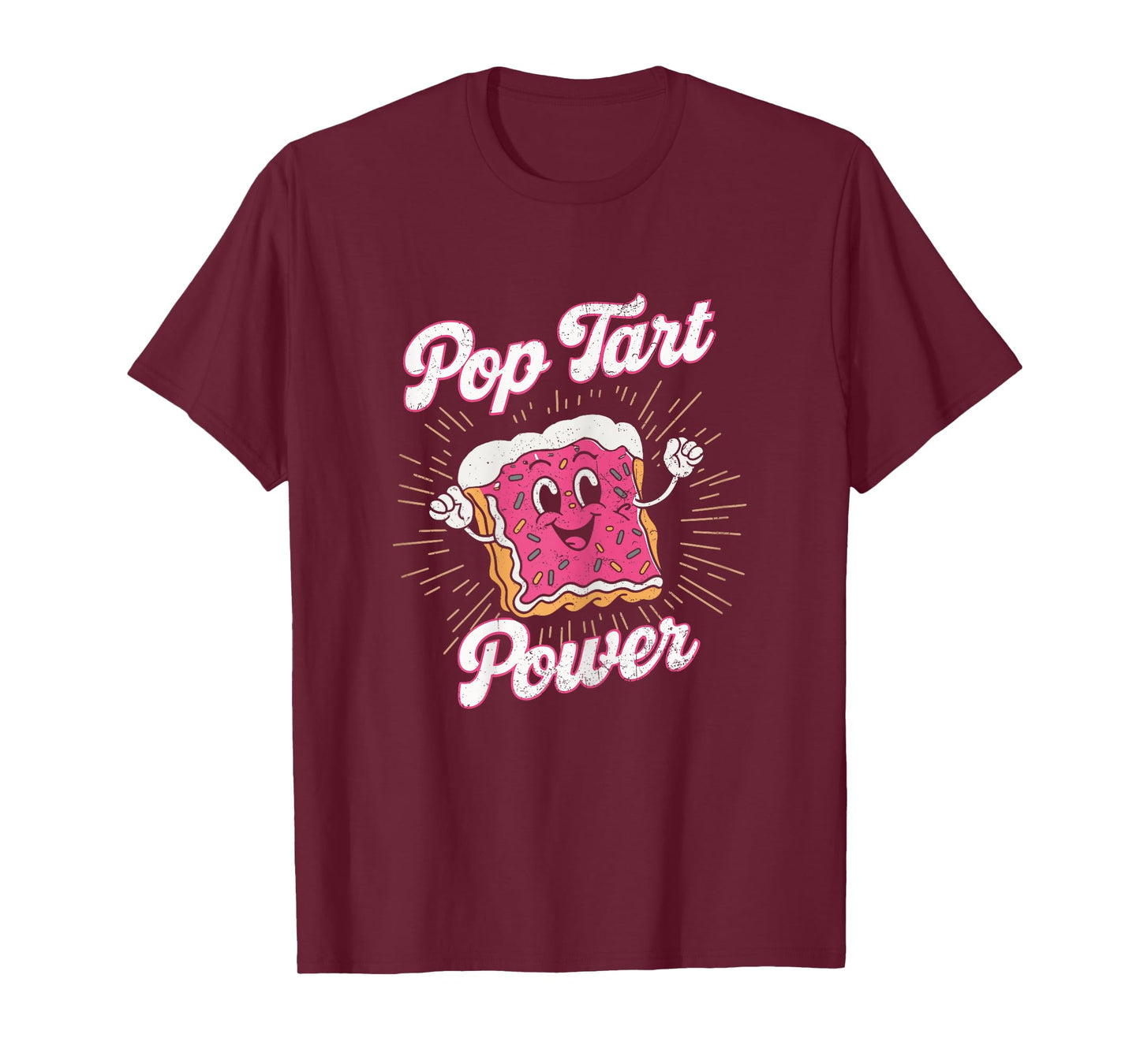 Pop Tart Power! Funny Gym Exercise Poptart Kawaii Grunge T-Shirt
