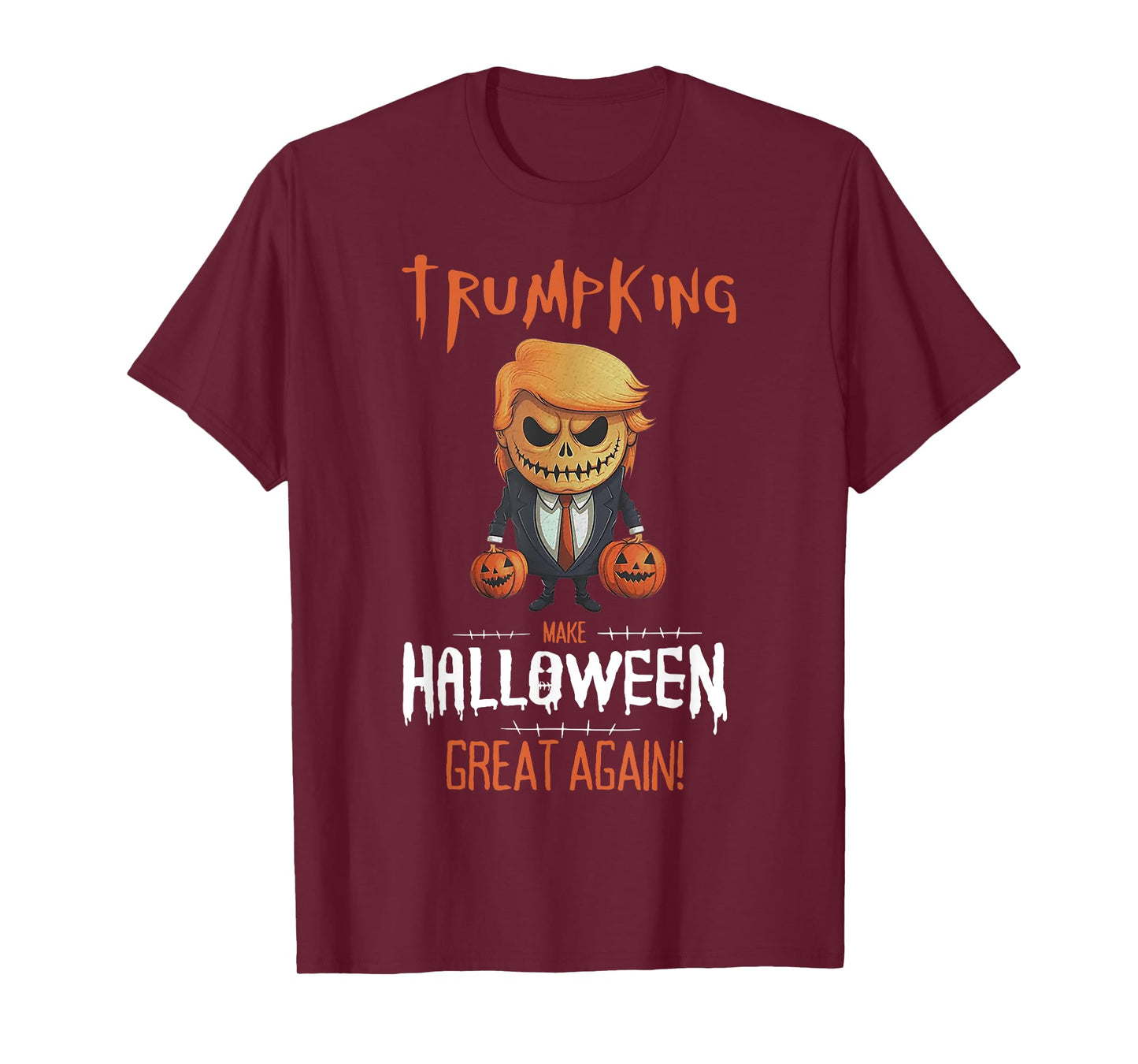 Trump Pumpkin Make Halloween Great Again T-Shirt
