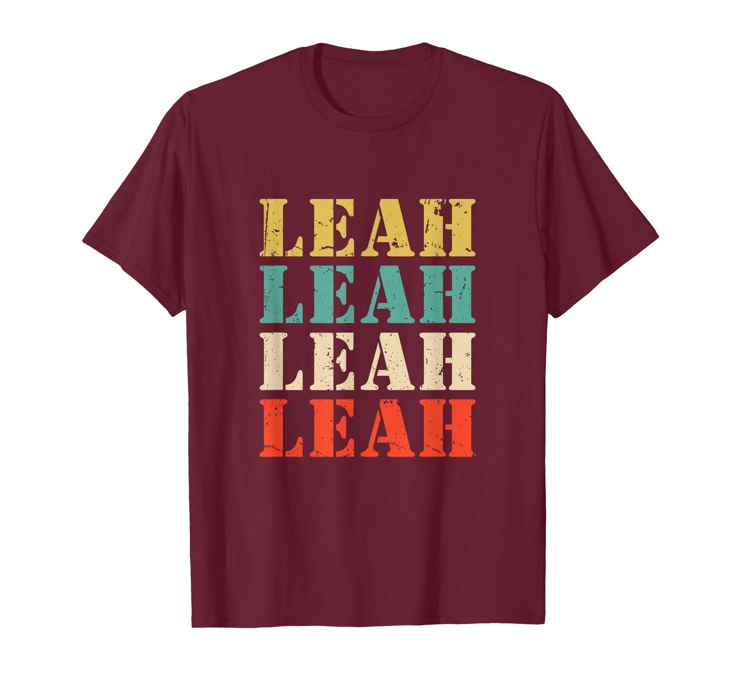Leah Retro Names Vintage Style Personalized For Leah T-Shirt