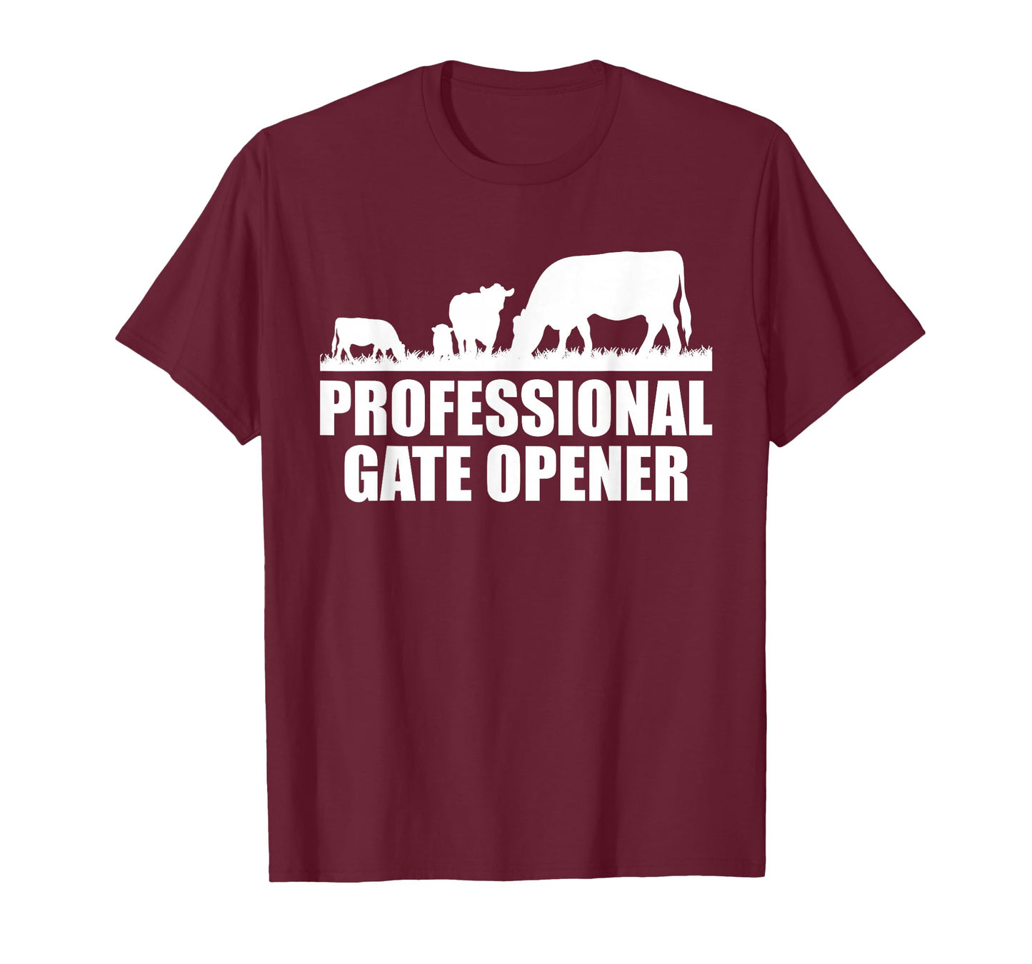Professional Gate Opener Cow Apparel T-Shirt