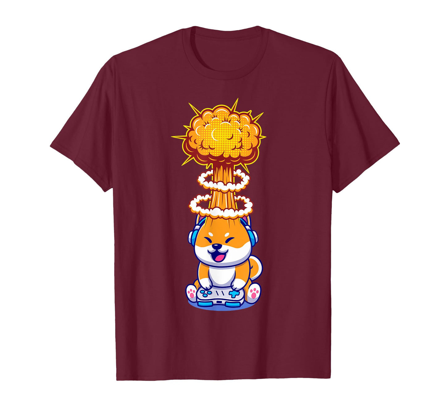 Gaming Animals Gambling Video Games Gaming Dog Shiba Inu T-Shirt