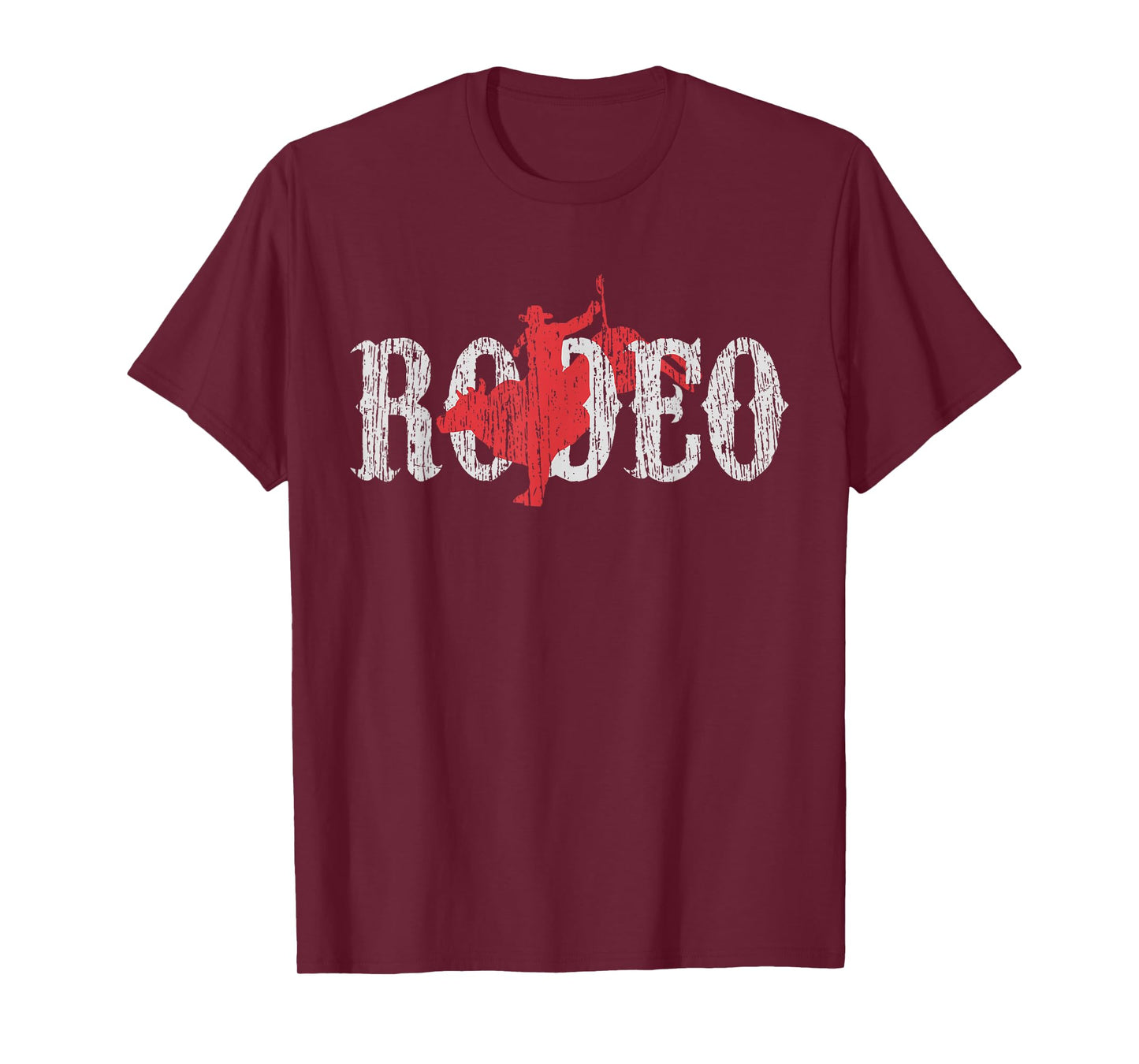 Bull Riding Rodeo Western Country Cowboy T-Shirt