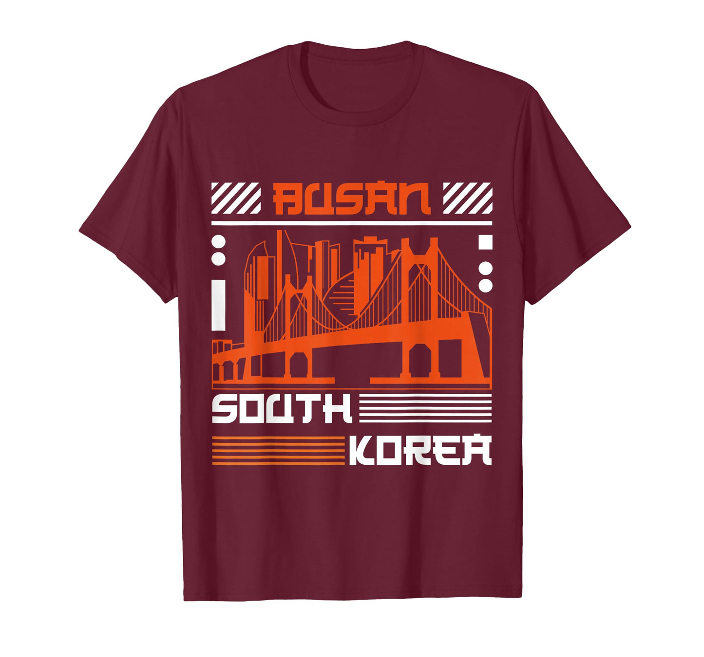 Busan Vacation Holiday South Korea Flag T-Shirt