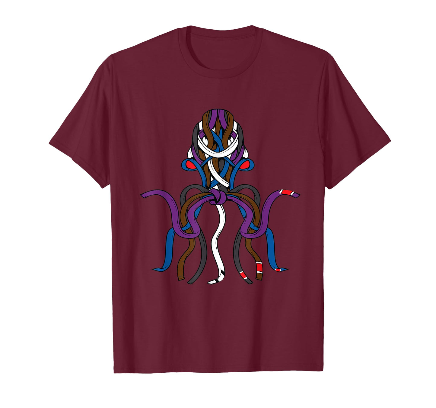 Cool Unique Jiu Jitsu Octopus Belts Brazil JiuJitsu Gift T-Shirt