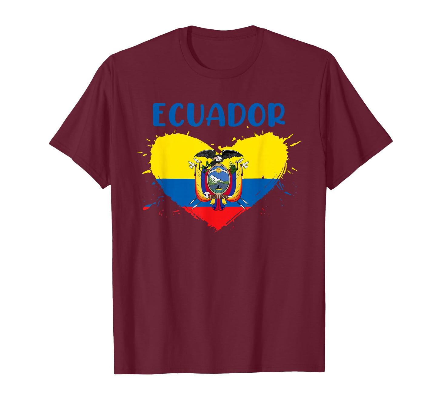 Patriotic Ecuadorian People Citizen Of Ecuador Equador Flag T-Shirt