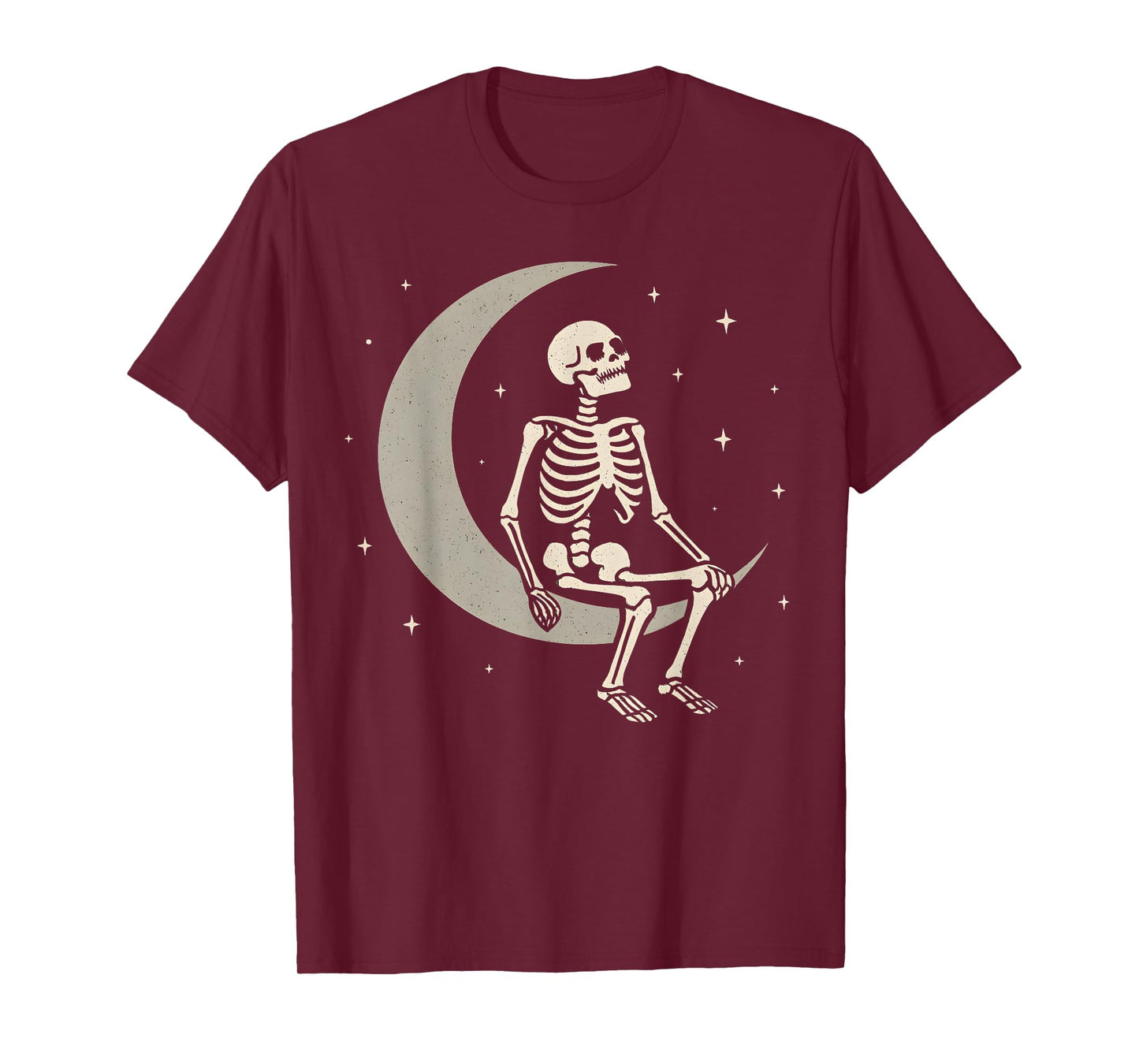 Skeleton Moon Goth Halloween Costume Women Girls Kids Men T-Shirt