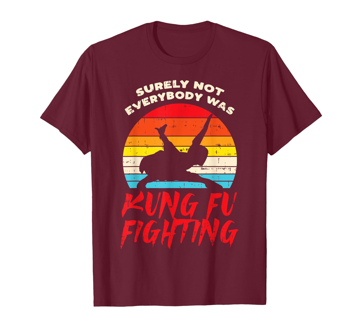 Surely Not Everybody Was Kung Fu Fighting Martial Arts Gift T-Shirt