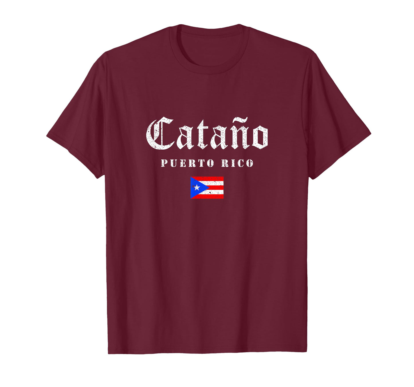Vintage Cataño Puerto Rico Flag Pride Home Root Travel T-Shirt